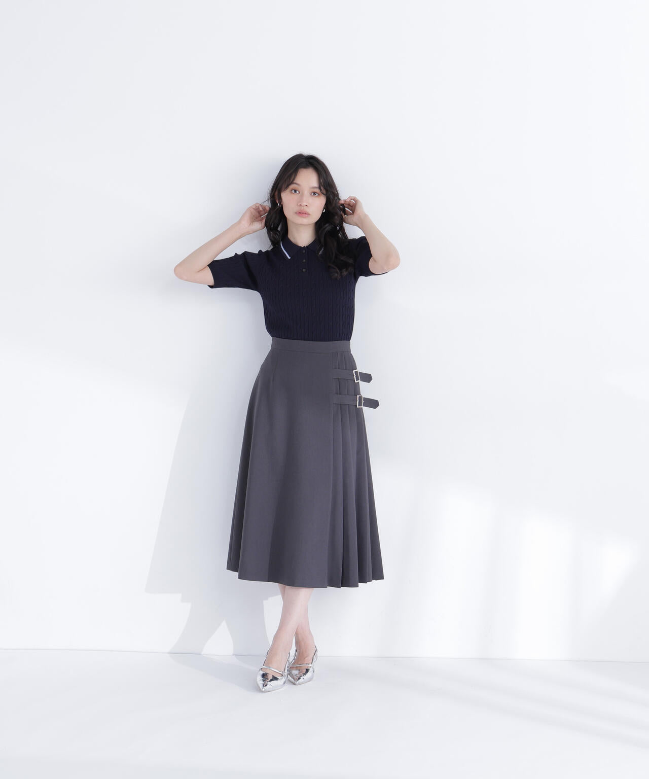 ケーブルポロニット | NATURAL BEAUTY BASIC（ナチュラルビューティー