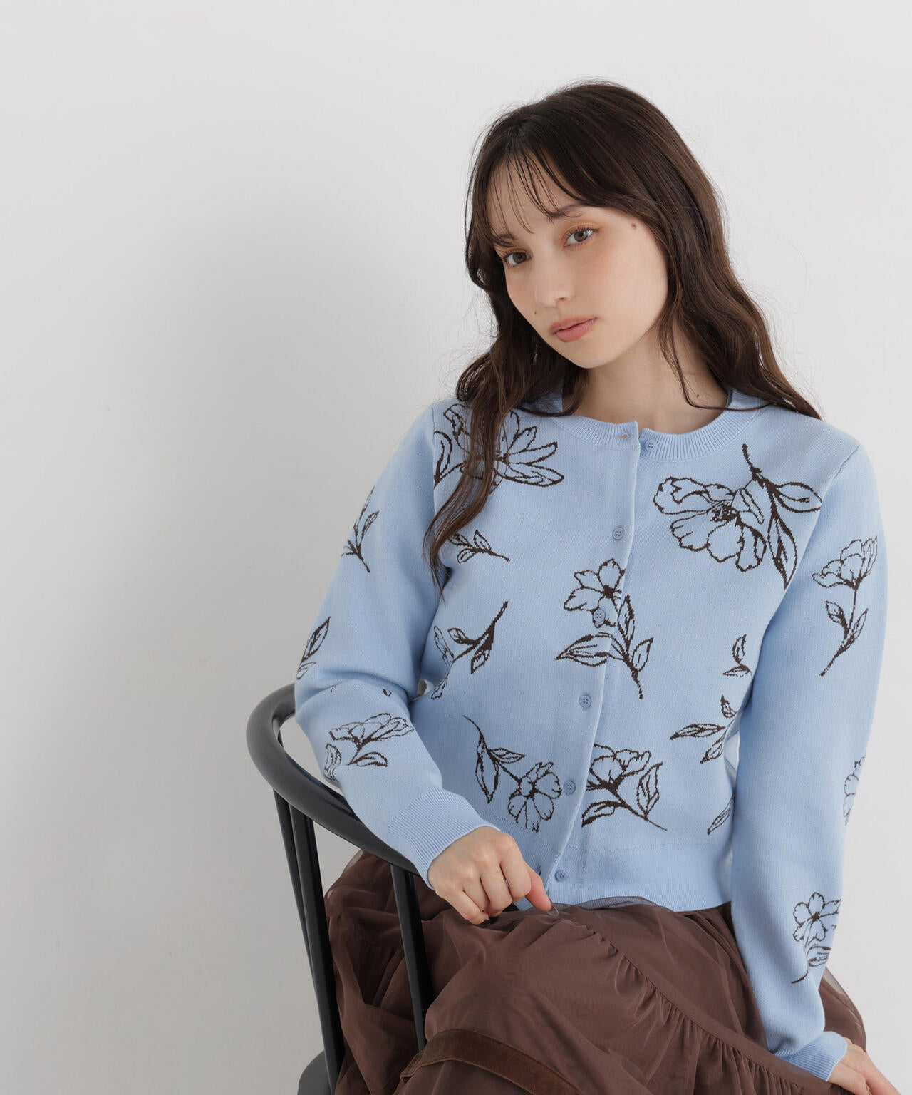 エムズグレイシー　お花モチーフアンサンブル・サイズ違い未着用 フラワーモチーフアンサンブル | NATURAL BEAUTY BASIC（ナチュラル