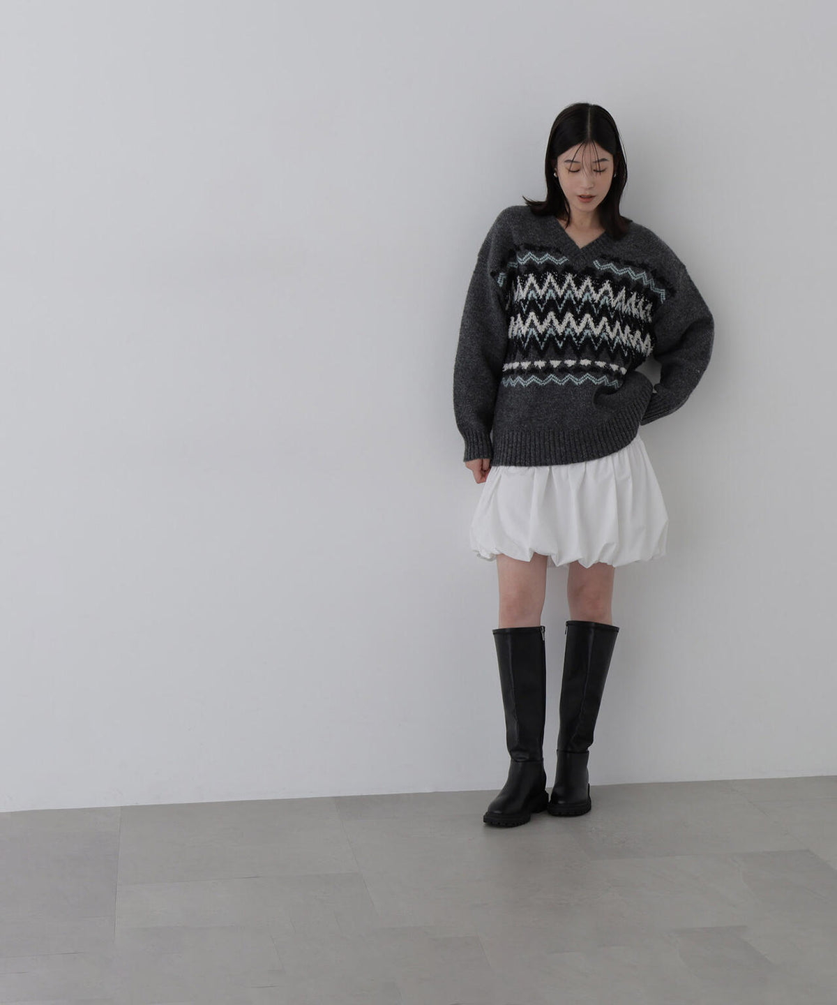 身長168ｃｍ　Ｂ82　W59　H88 着用サイズ：FR