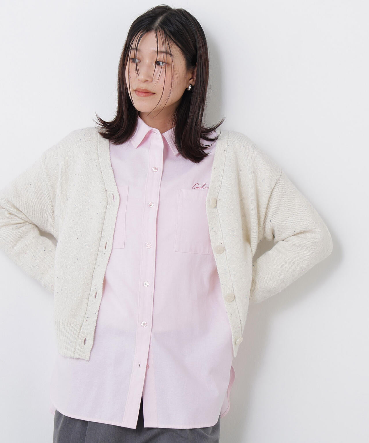 カラービーズミックスカーディガン | N. Natural Beauty Basic*（エヌ