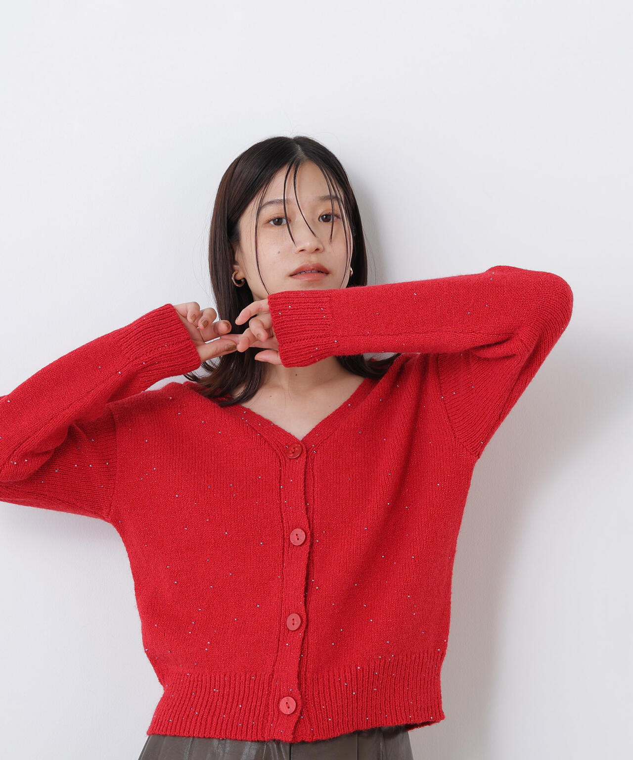 カラービーズミックスカーディガン | N. Natural Beauty Basic*（エヌ