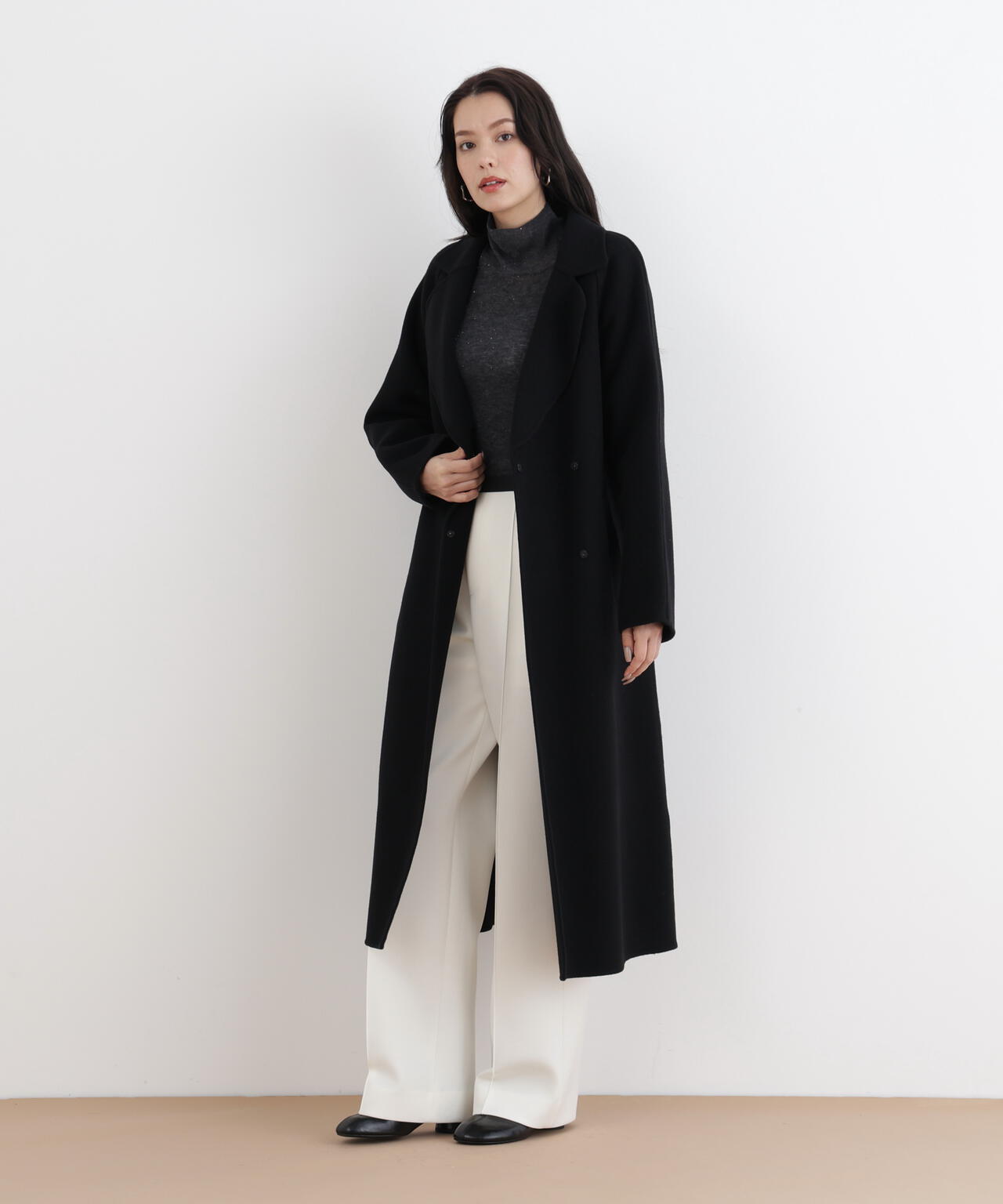 ベルテッドリバーコート | PINKY&DIANNE（ピンキー&ダイアン