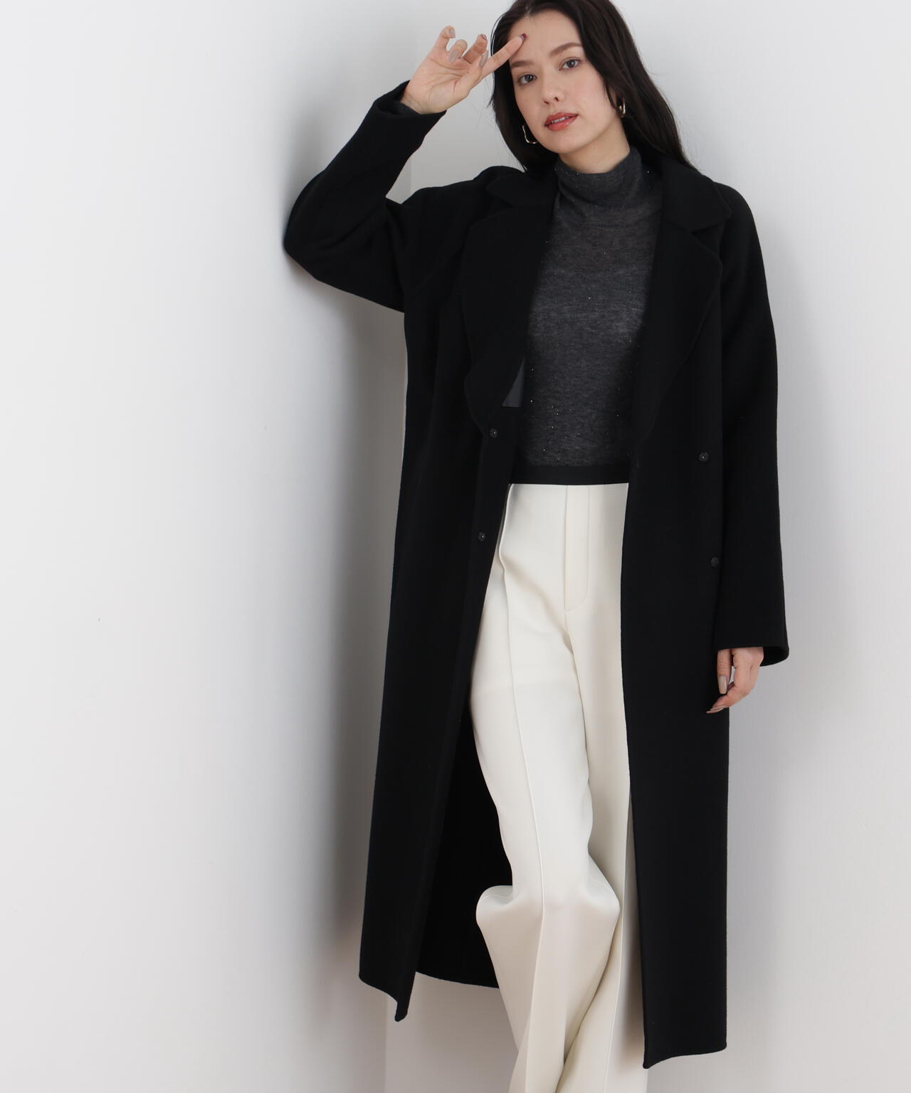 ベルテッドリバーコート | PINKY&DIANNE（ピンキー&ダイアン