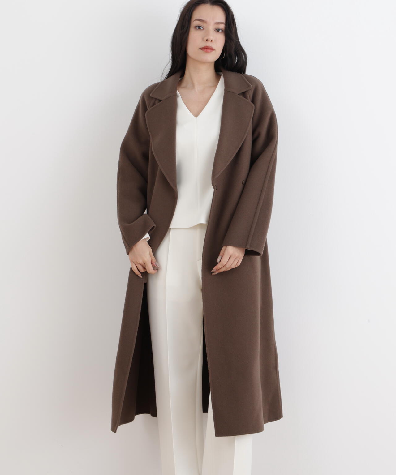 ベルテッドリバーコート | PINKY&DIANNE（ピンキー&ダイアン