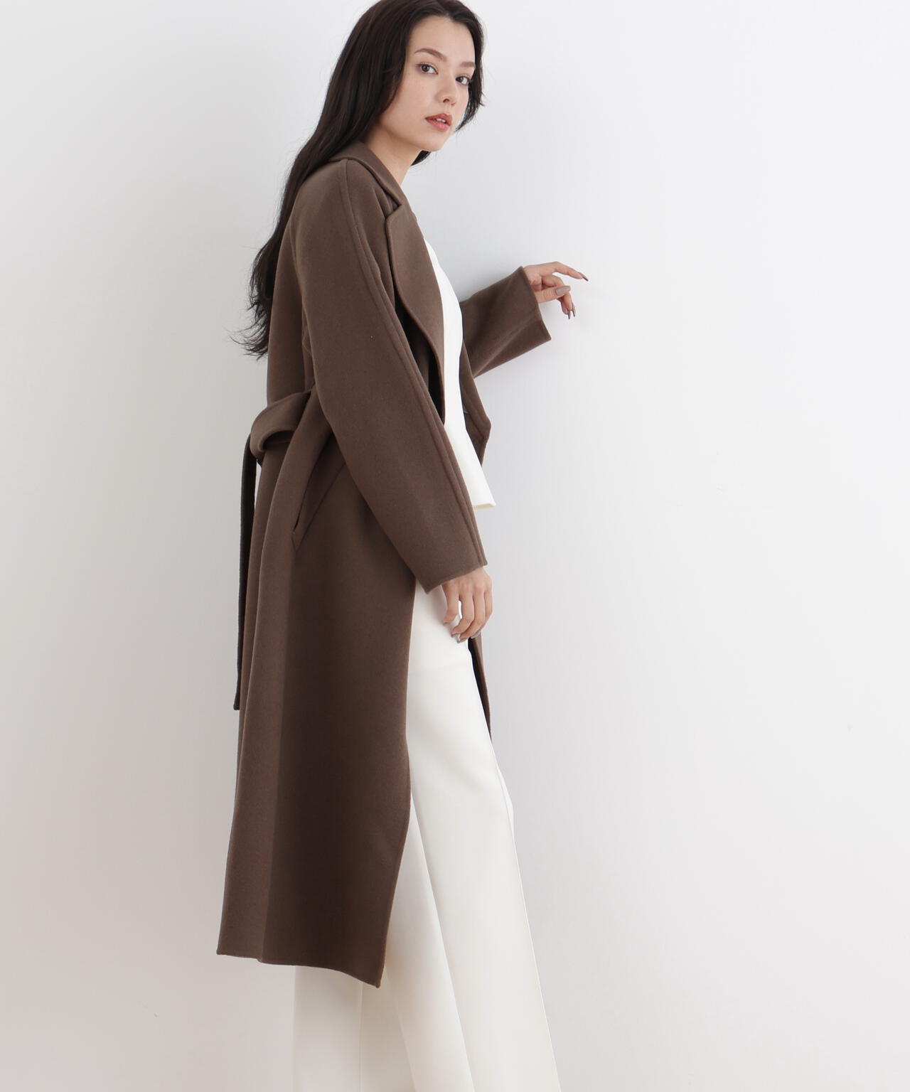 ベルテッドリバーコート | PINKY&DIANNE（ピンキー&ダイアン