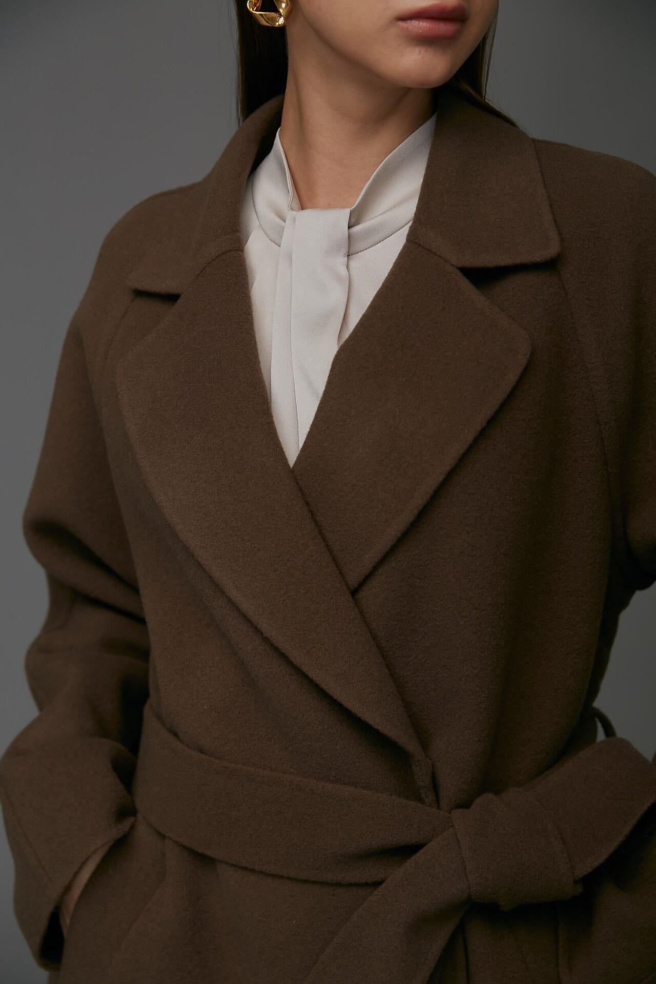 ベルテッドリバーコート | PINKY&DIANNE（ピンキー&ダイアン