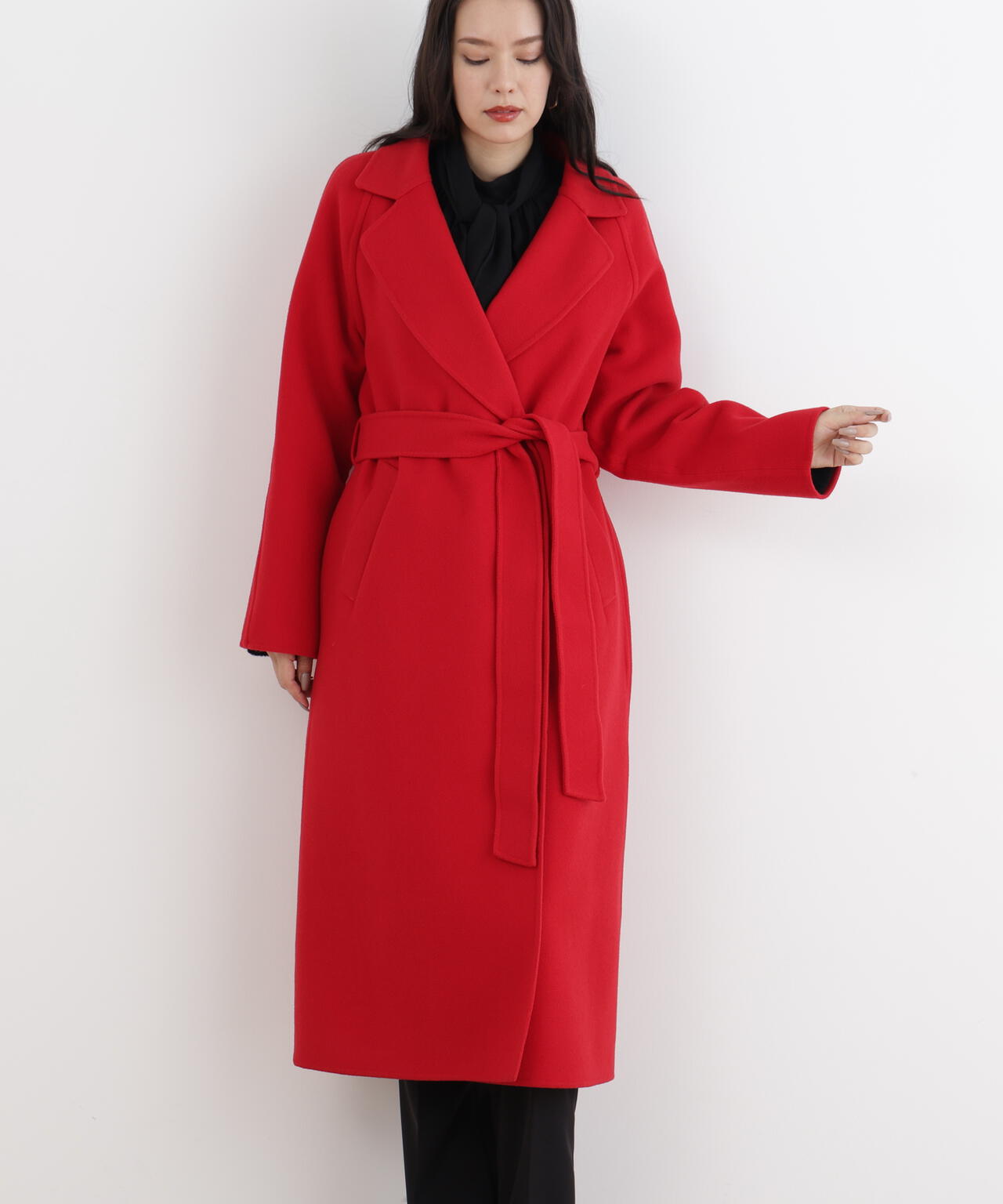 ベルテッドリバーコート | PINKY&DIANNE（ピンキー&ダイアン