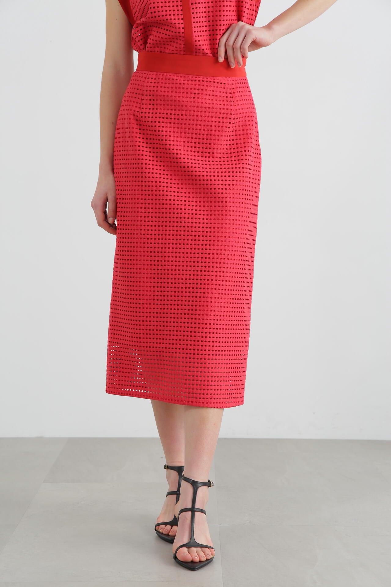 ホールレースコンビタイトスカート | PINKY&DIANNE（ピンキー&ダイアン