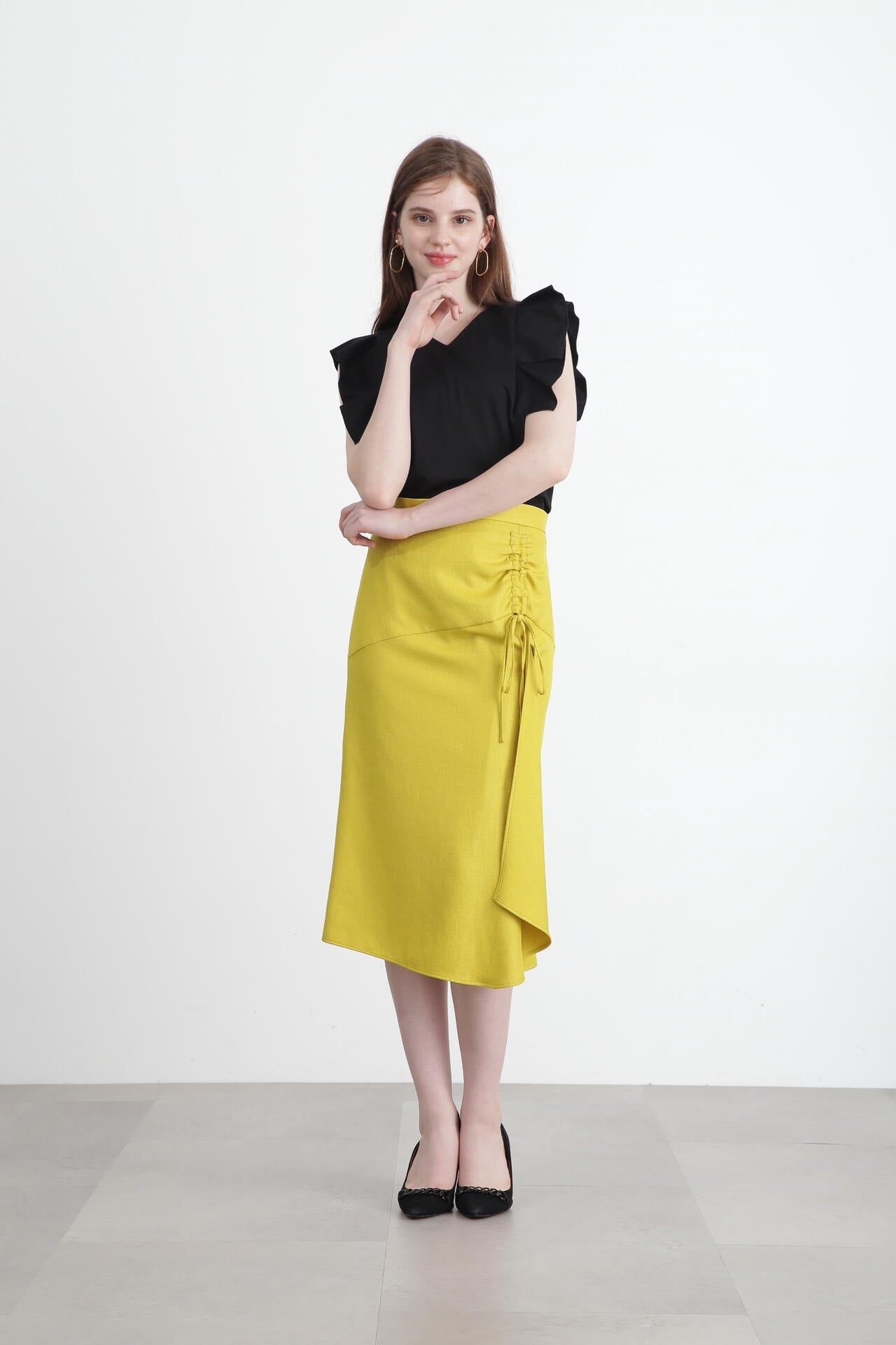 スラブツイルセットアップスカート | PINKY&DIANNE（ピンキー&ダイアン