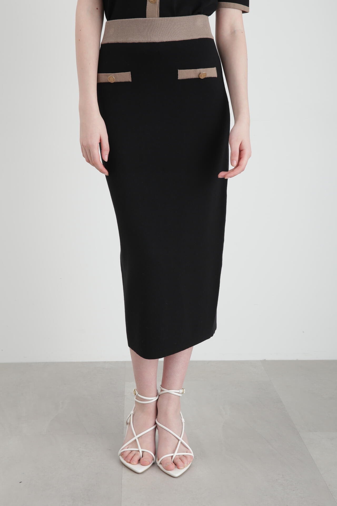 バイカラーニットアップタイトスカート | PINKY&DIANNE（ピンキー