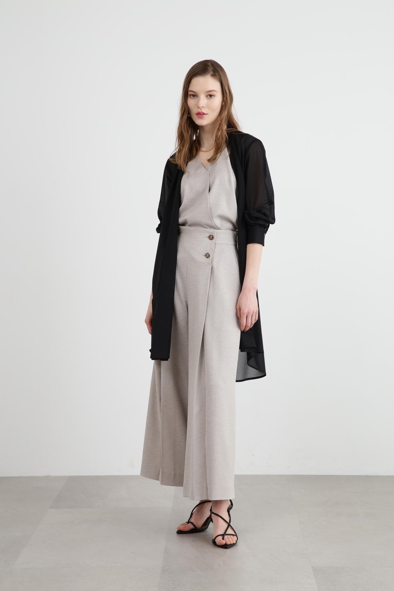 スラブツイルセットアップパンツ | PINKY&DIANNE（ピンキー&ダイアン