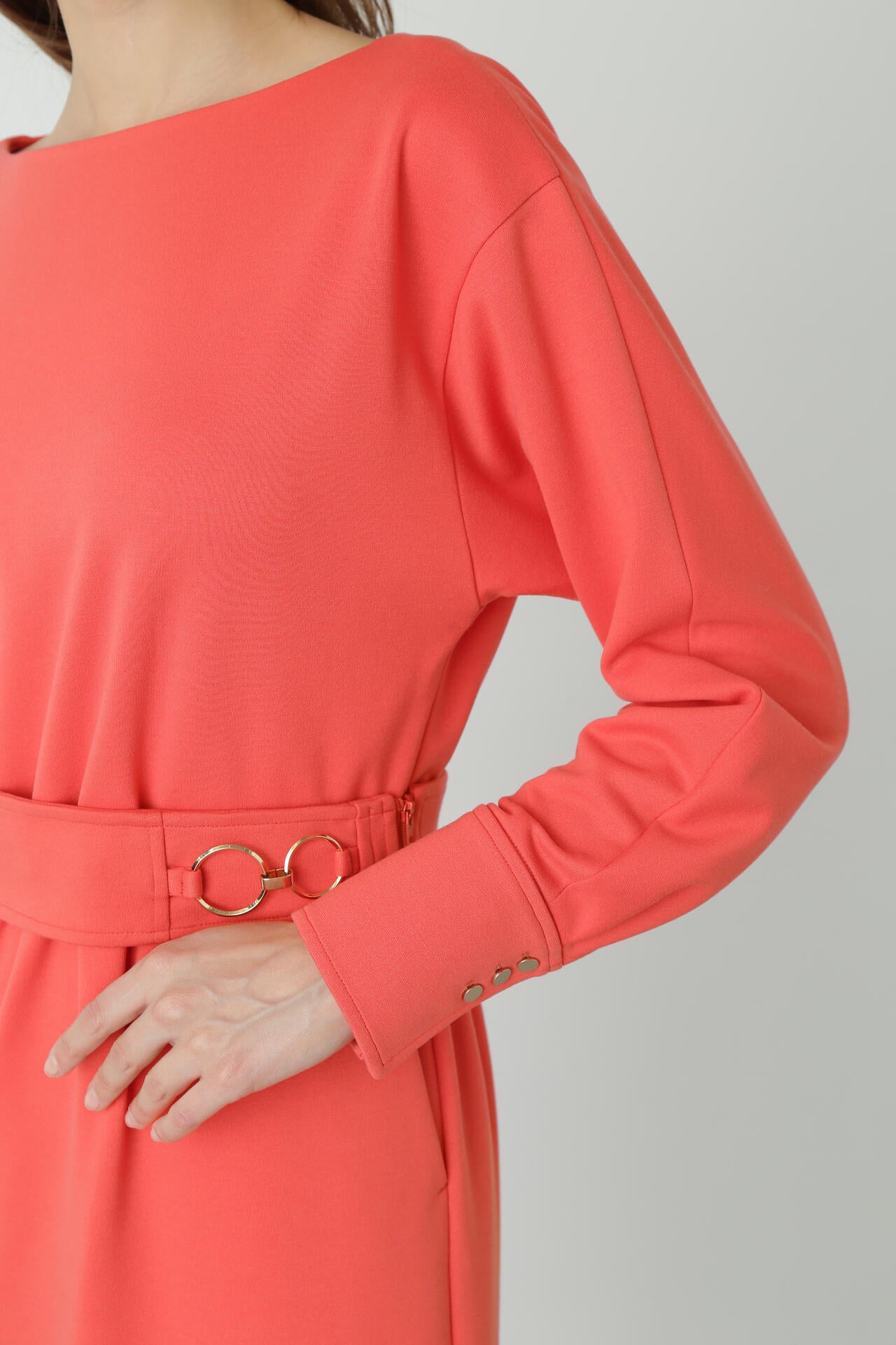 リングベルト付きジャージワンピース | PINKY&DIANNE（ピンキー