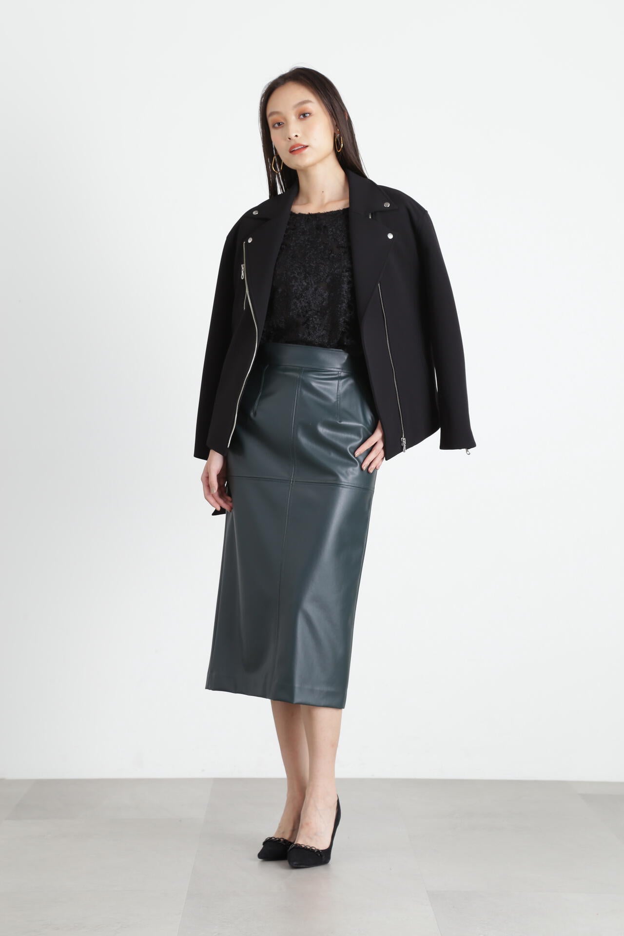 カットジャガードリボンブラウス | PINKY&DIANNE（ピンキー&ダイアン