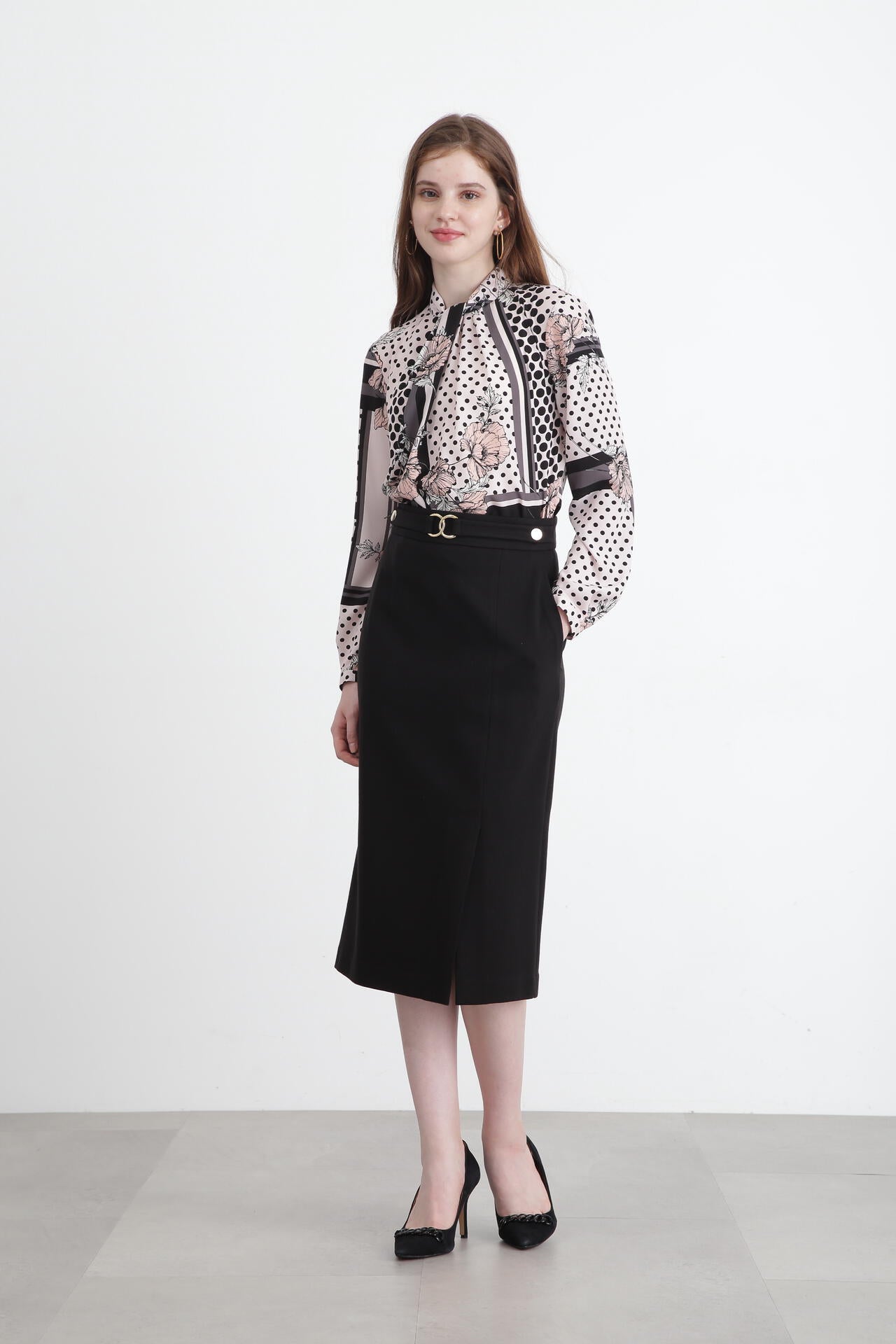 クロスバックルタイトスカート | PINKY&DIANNE（ピンキー&ダイアン