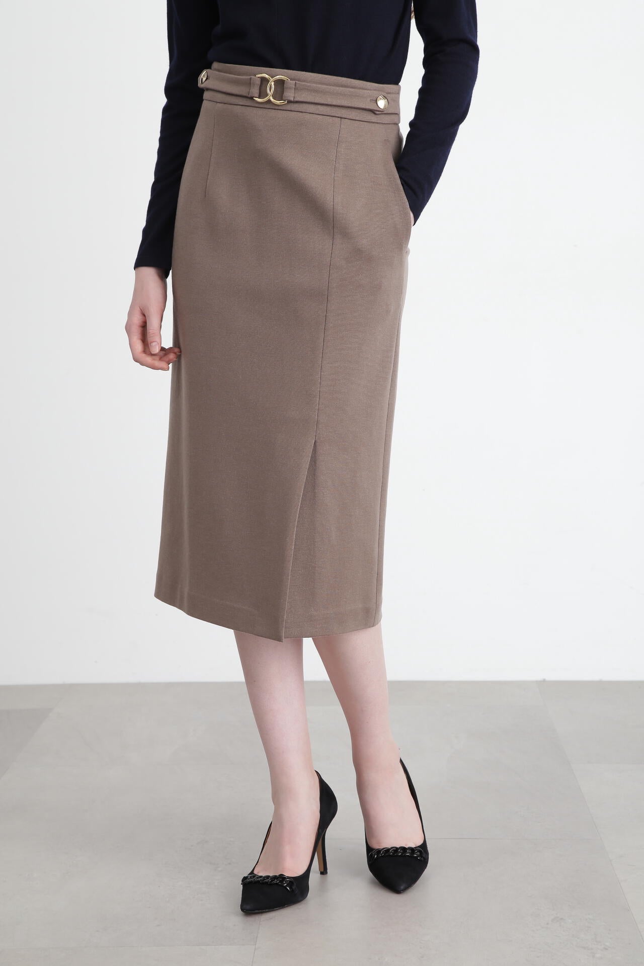 クロスバックルタイトスカート | PINKY&DIANNE（ピンキー&ダイアン