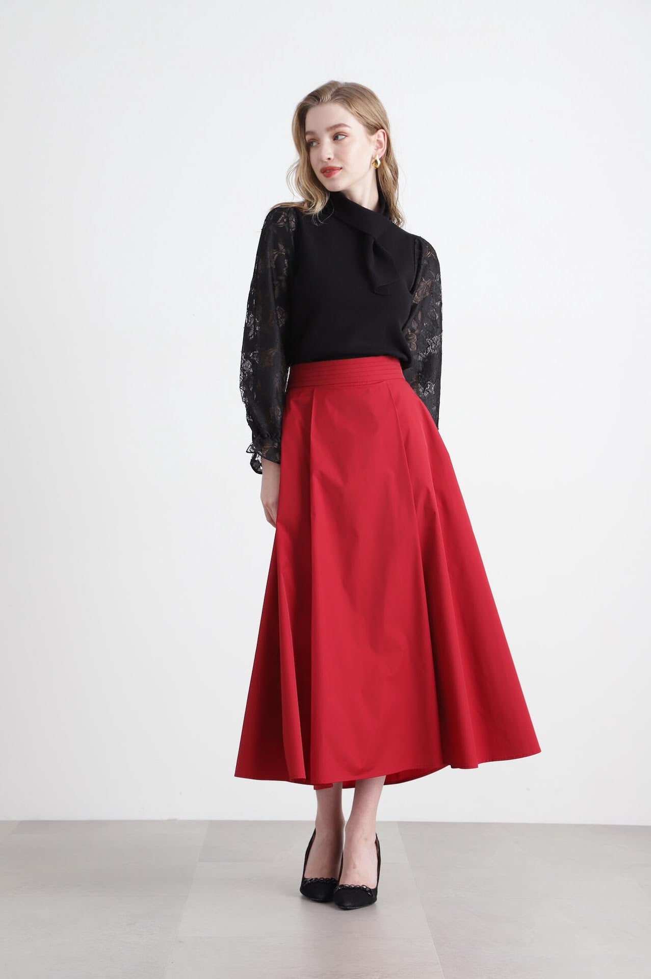 ストレッチタフタフレアースカート | PINKY&DIANNE（ピンキー