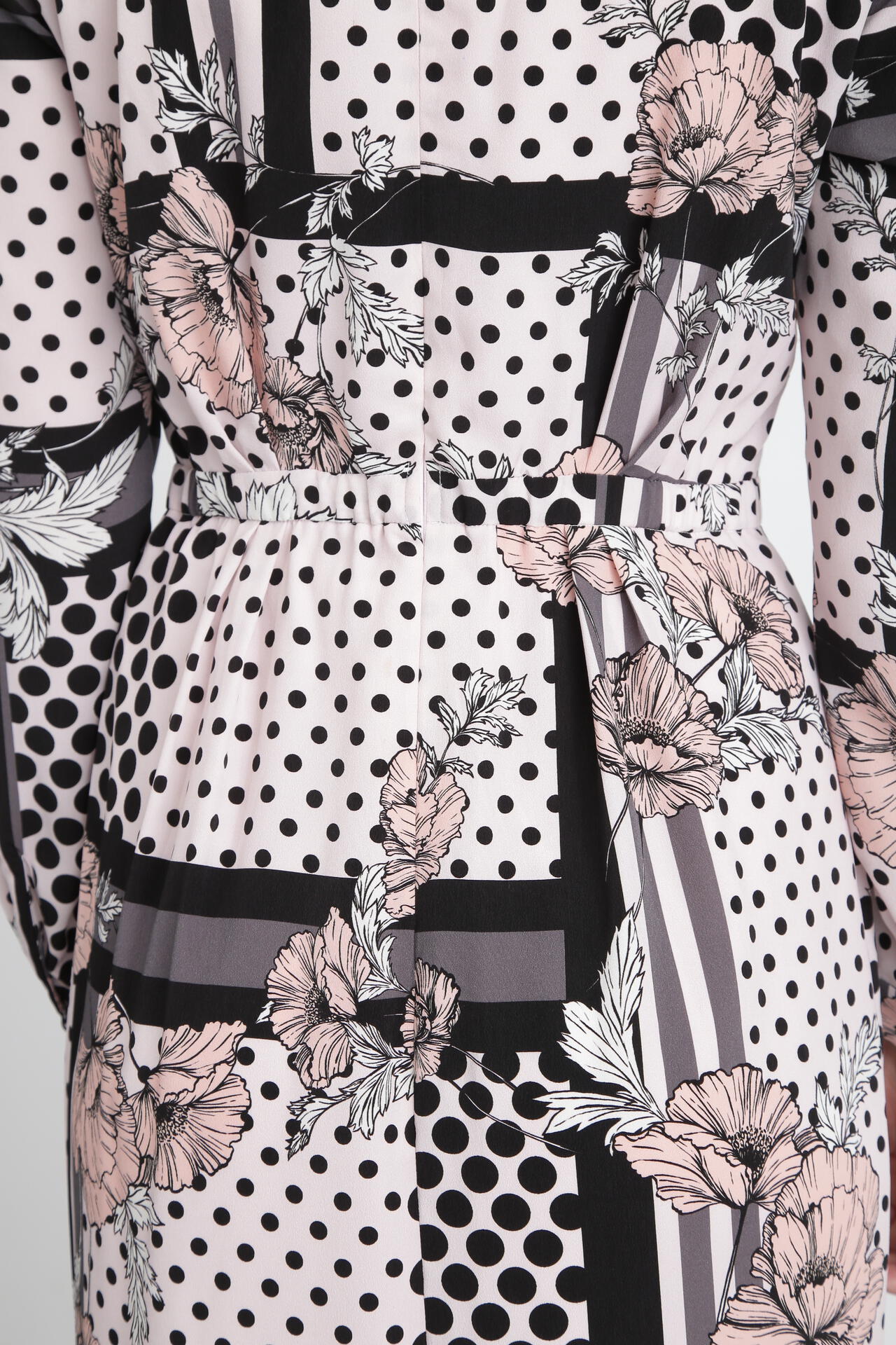 ラインブロックフラワープリントワンピース | PINKY&DIANNE（ピンキー