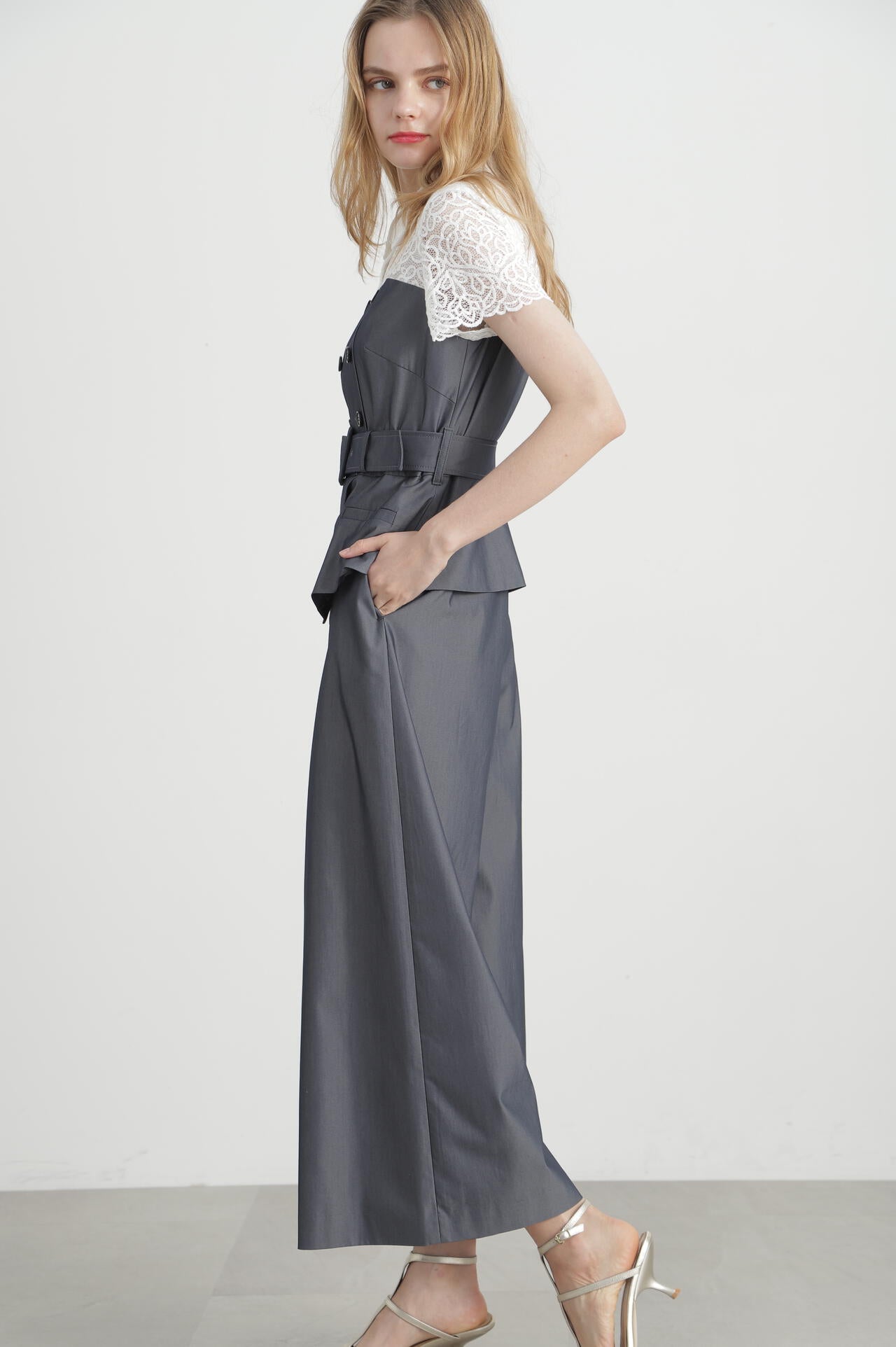 レースコンビジャンプスーツ | PINKY&DIANNE（ピンキー&ダイアン