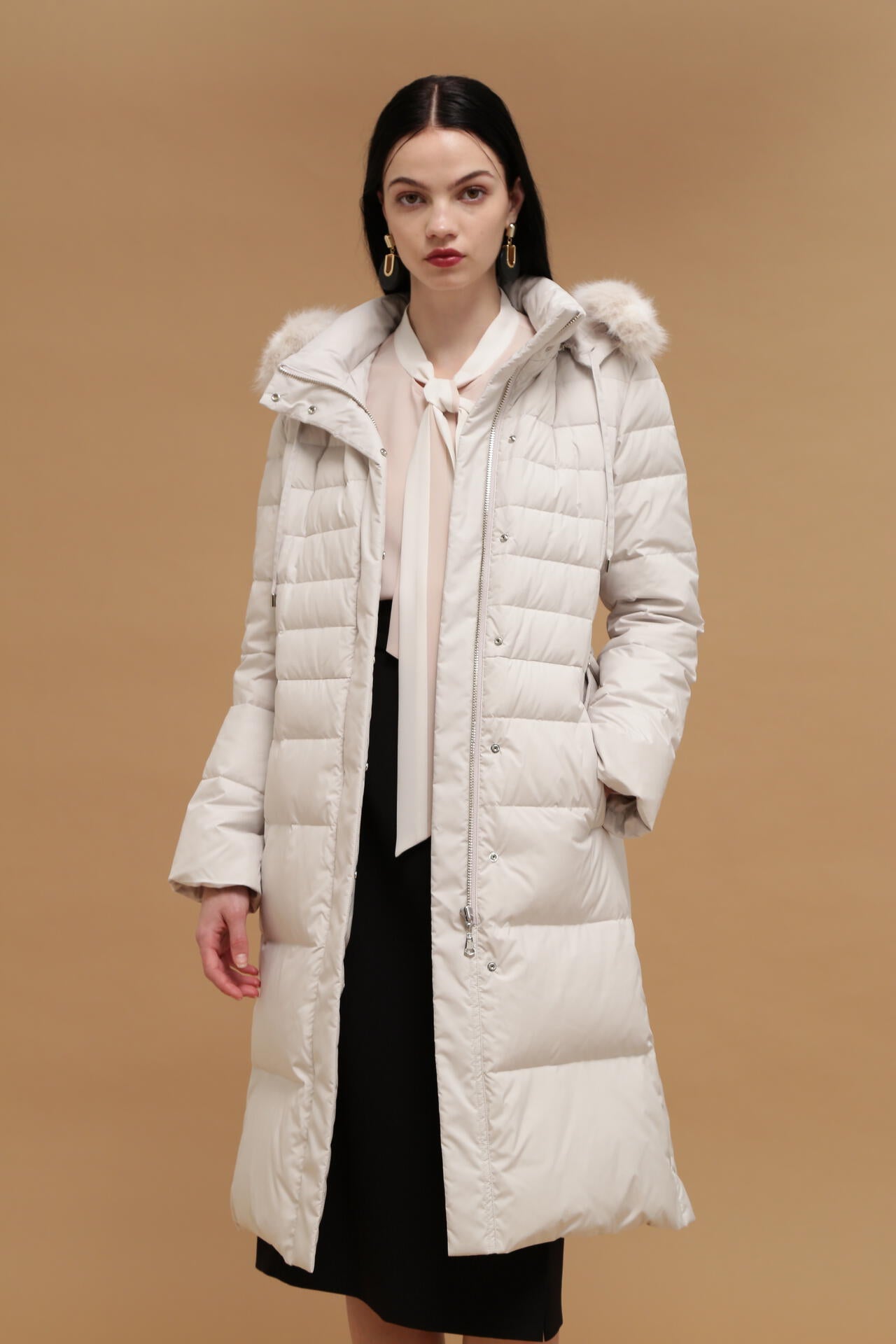 タフタロングダウンコート | PINKY&DIANNE（ピンキー&ダイアン