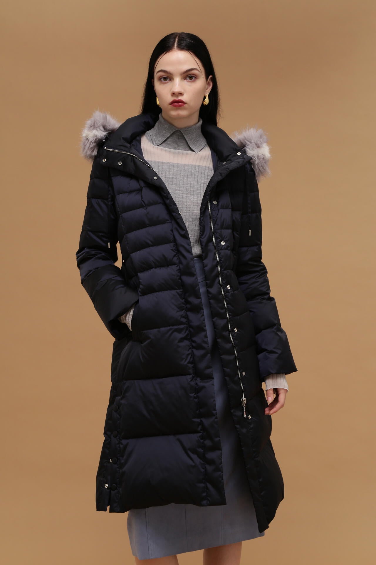 タフタロングダウンコート | PINKY&DIANNE（ピンキー&ダイアン