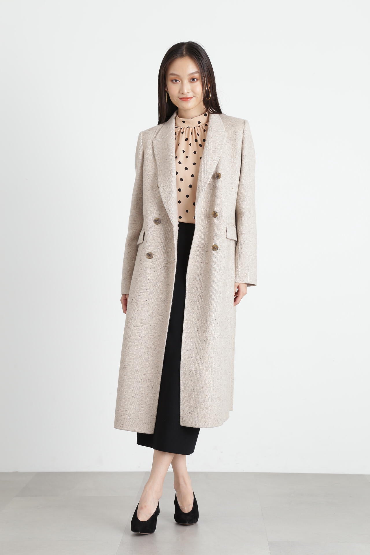 ヘリンボンリバーコート | PINKY&DIANNE（ピンキー&ダイアン