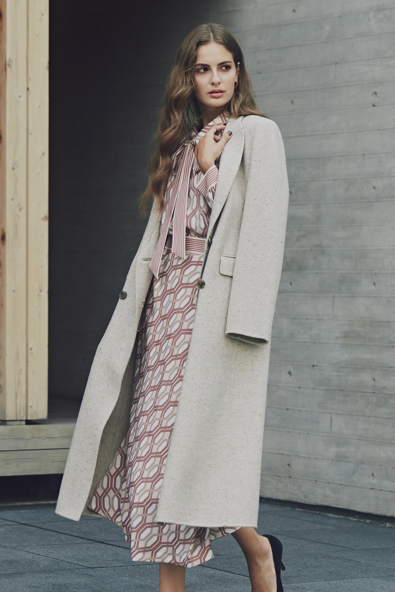 ヘリンボンリバーコート | PINKY&DIANNE（ピンキー&ダイアン