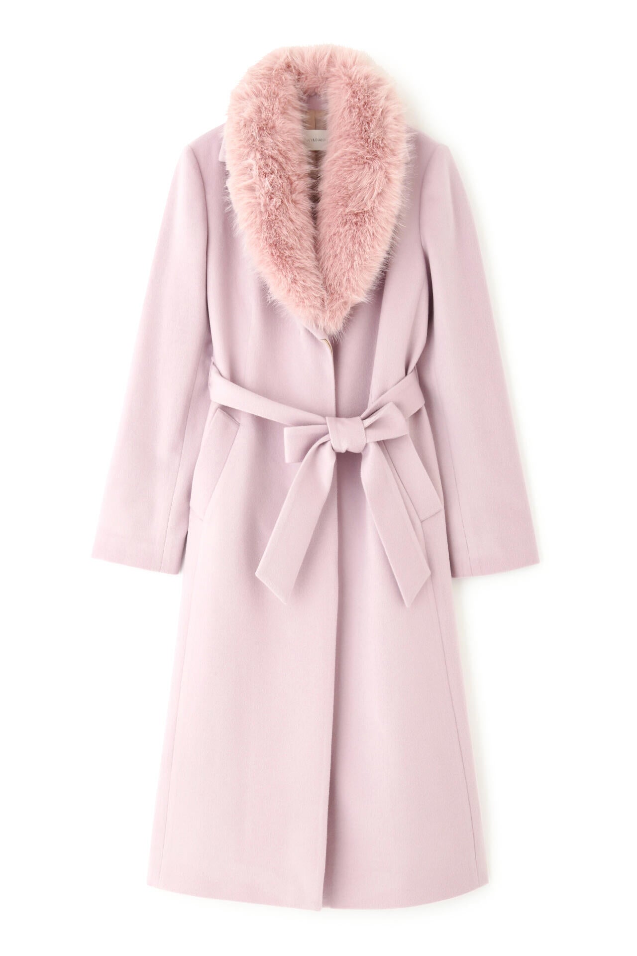 カシミヤ混ベルテッドコート | PINKY&DIANNE（ピンキー&ダイアン