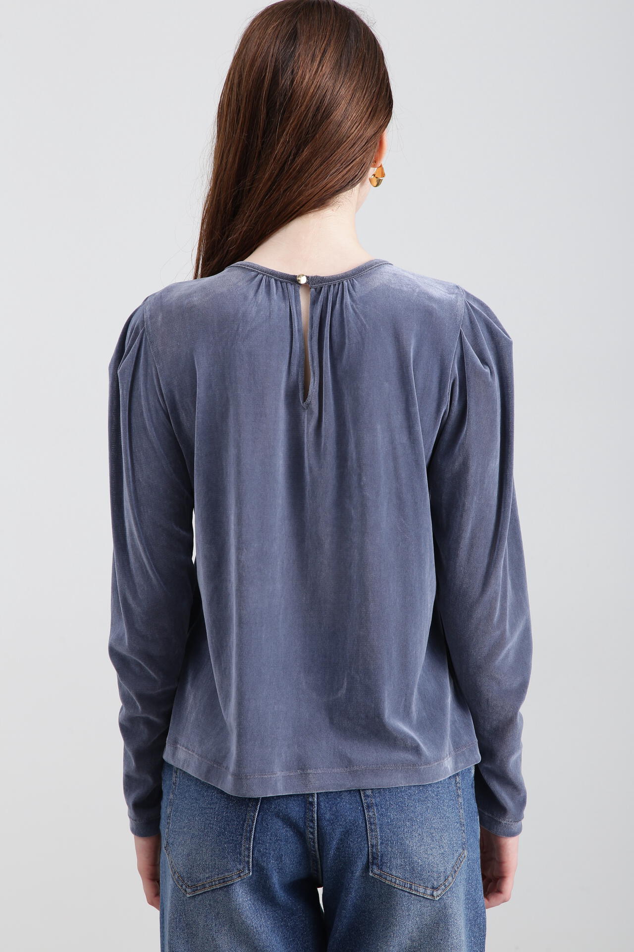 チュールフロッキーパフスリーブプルオーバー | PINKY&DIANNE