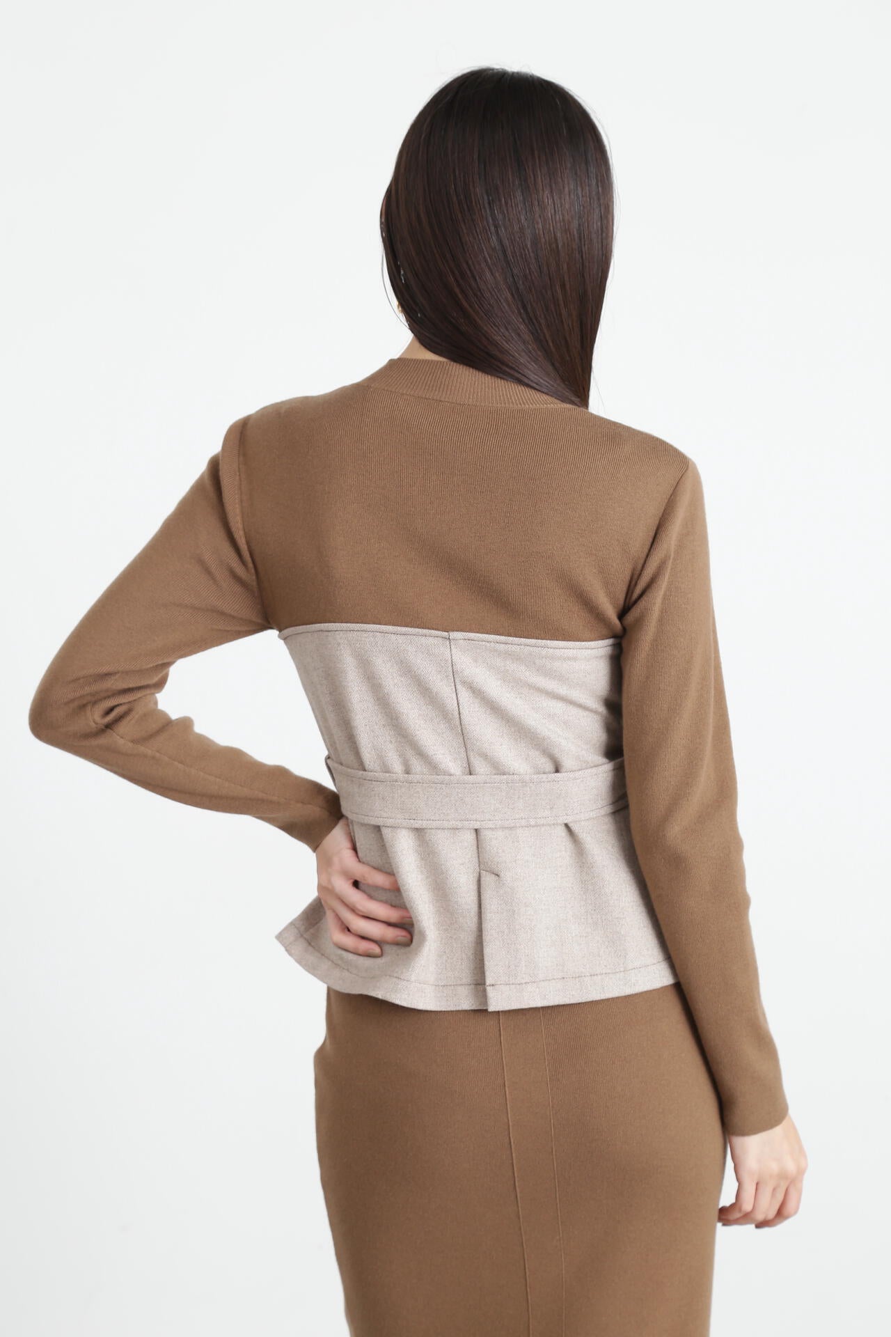 ヘリンボンコンビニットプルオーバー | PINKY&DIANNE（ピンキー