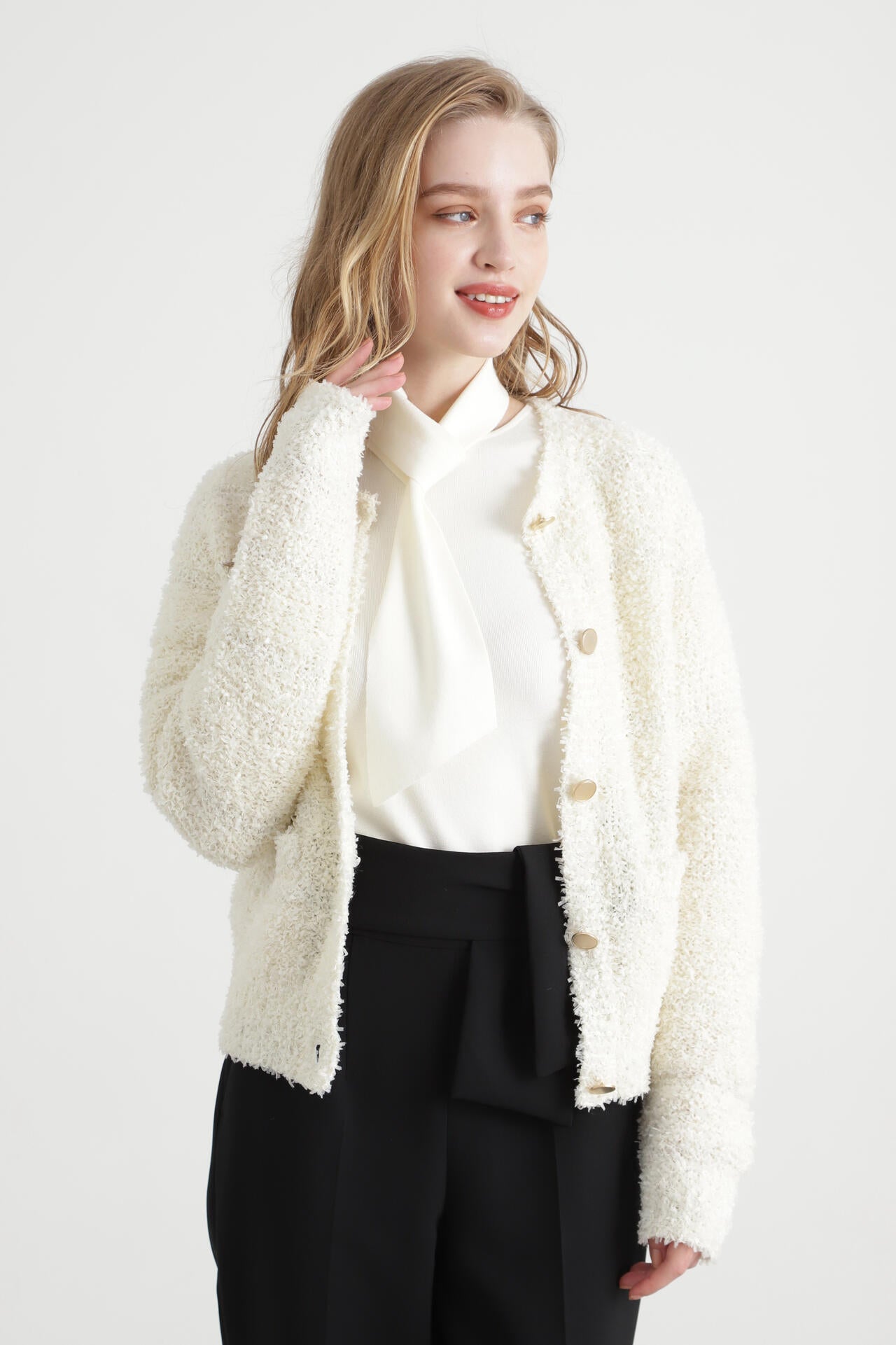 フラッグモールボーダーカーディガン | PINKY&DIANNE（ピンキー