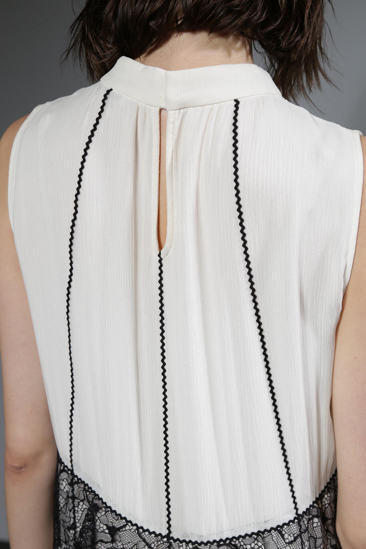 バイカラーレースコンビドレス | Alunc（アルン） ｜【公式】通販mix