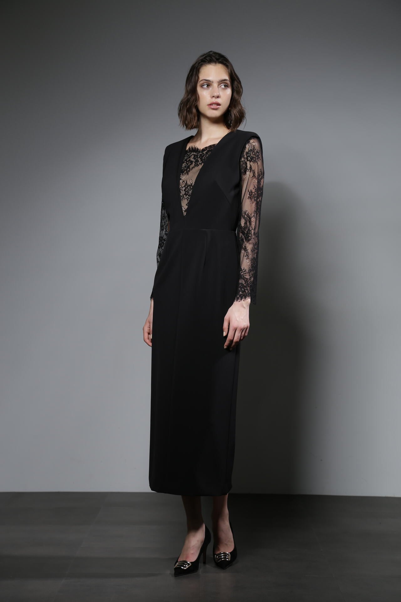 [an]ドレス レースコンビドレス_ | Alunc（アルン） ｜【公式】通販mix