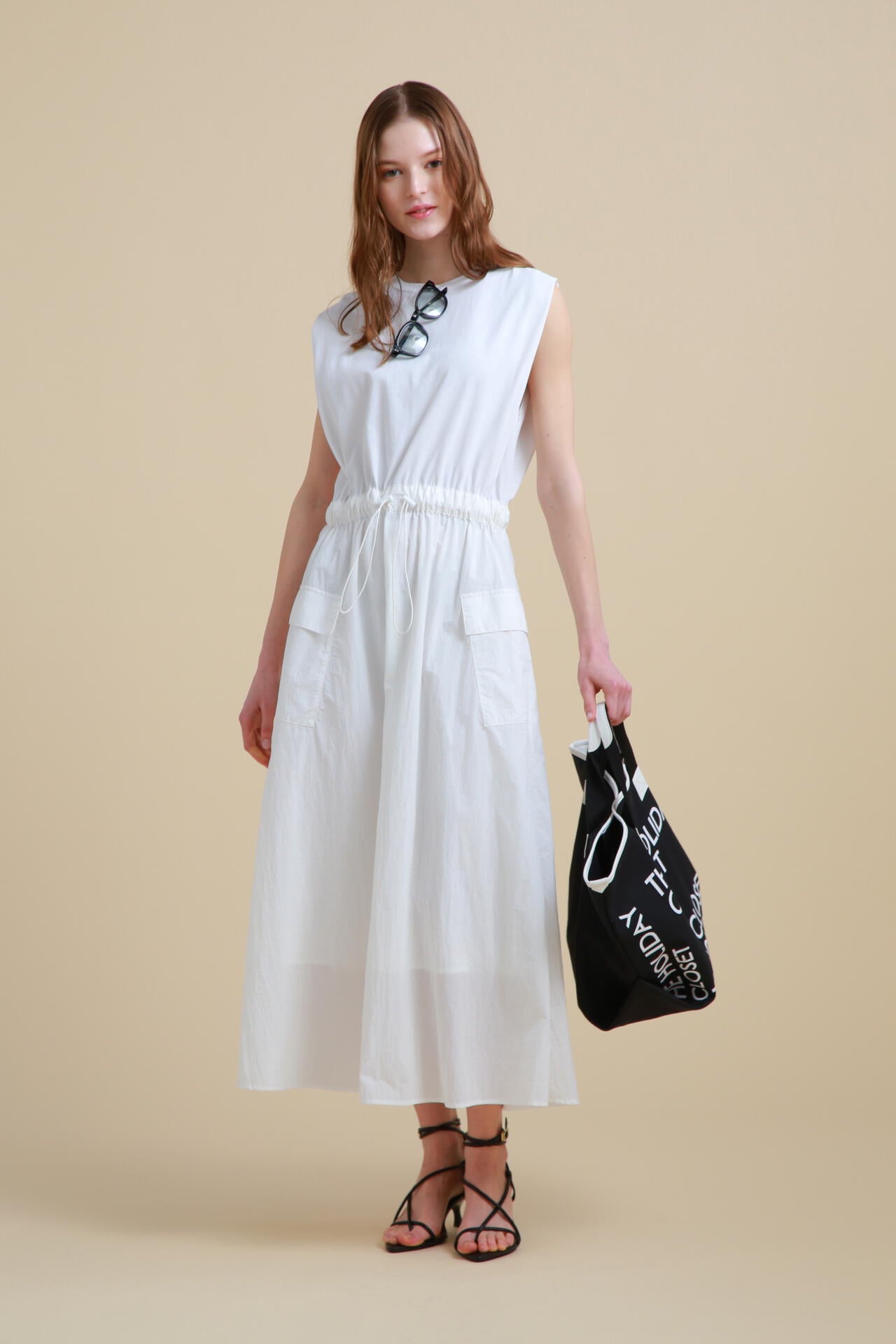 THE HOLIDAY CLOSET]タフタコンビワンピース | PINKY&DIANNE（ピンキー