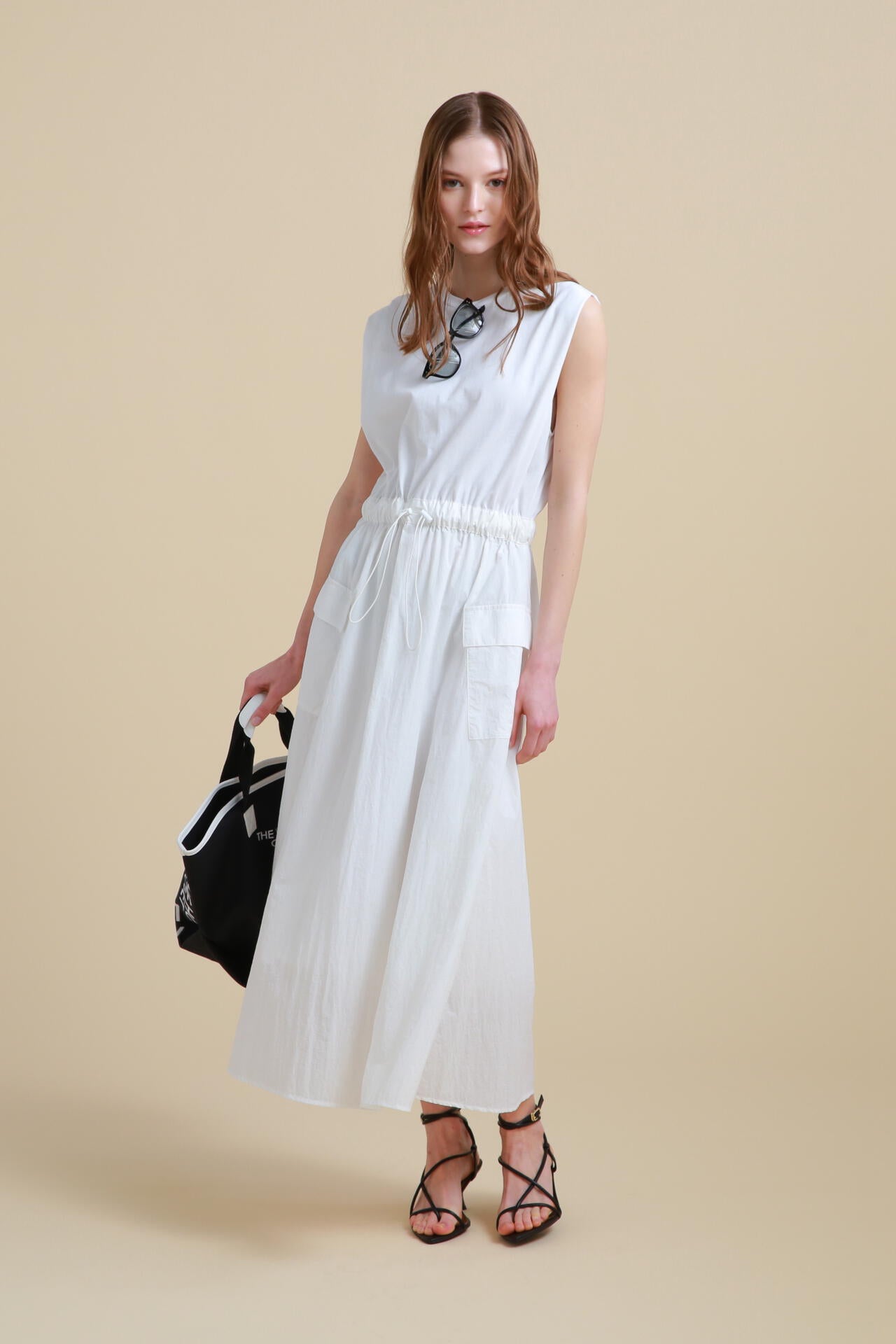 THE HOLIDAY CLOSET]タフタコンビワンピース | PINKY&DIANNE（ピンキー