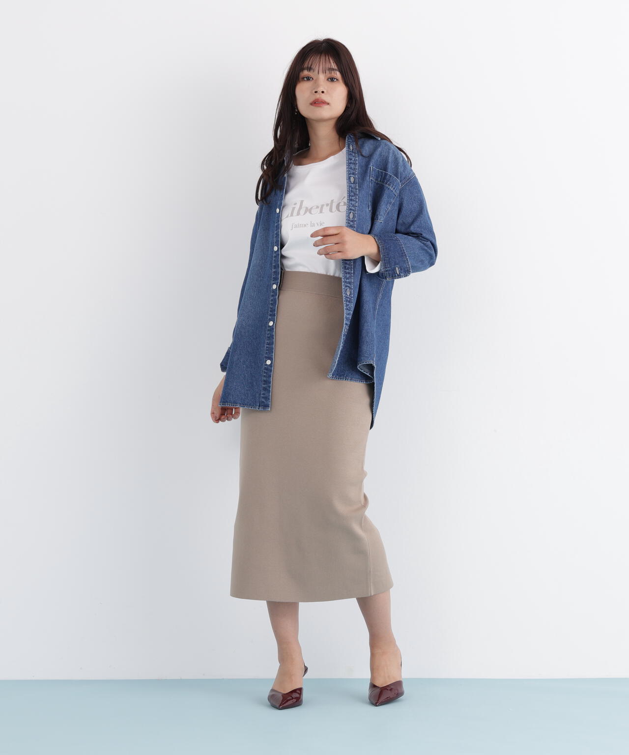 PINKY&DIANNE L字メタルタイトスカート ◇L字メタルタイトスカート | ピンキー＆ダイアン(PINKY&DIANNE