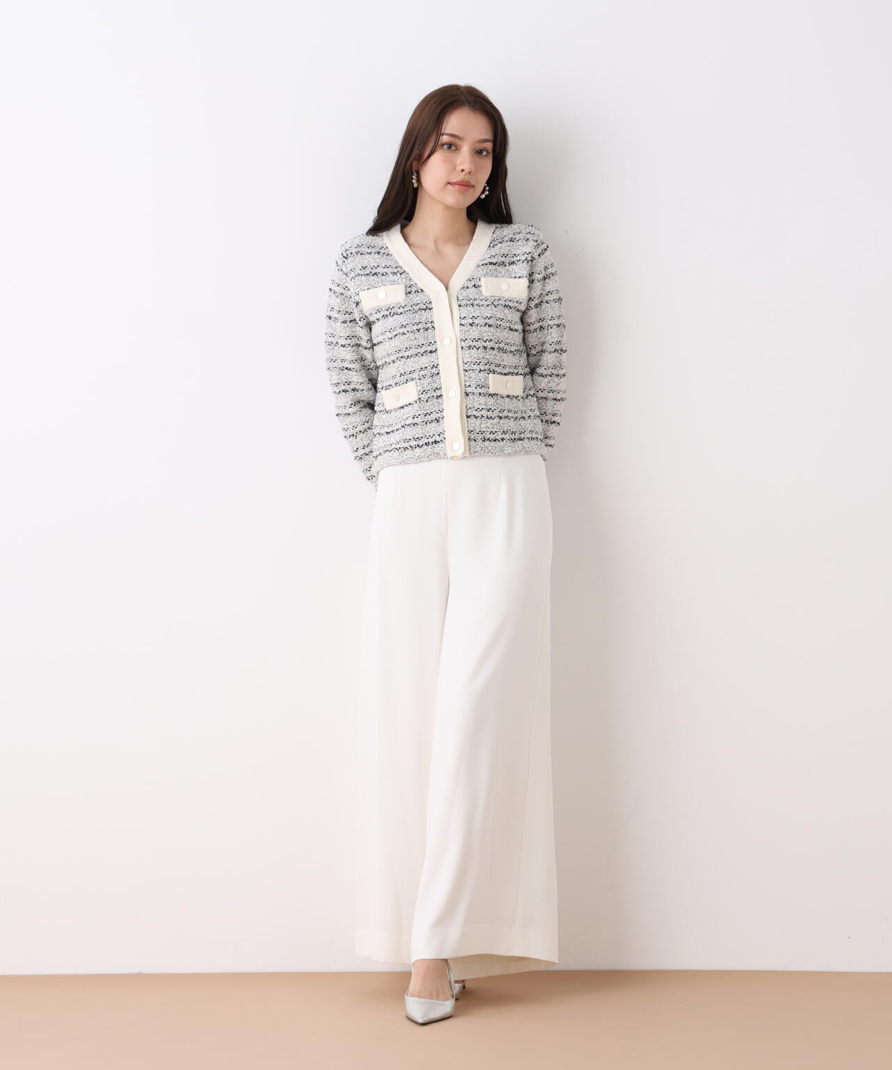 サテンフレアーパンツ | PINKY&DIANNE（ピンキー&ダイアン） ｜【公式