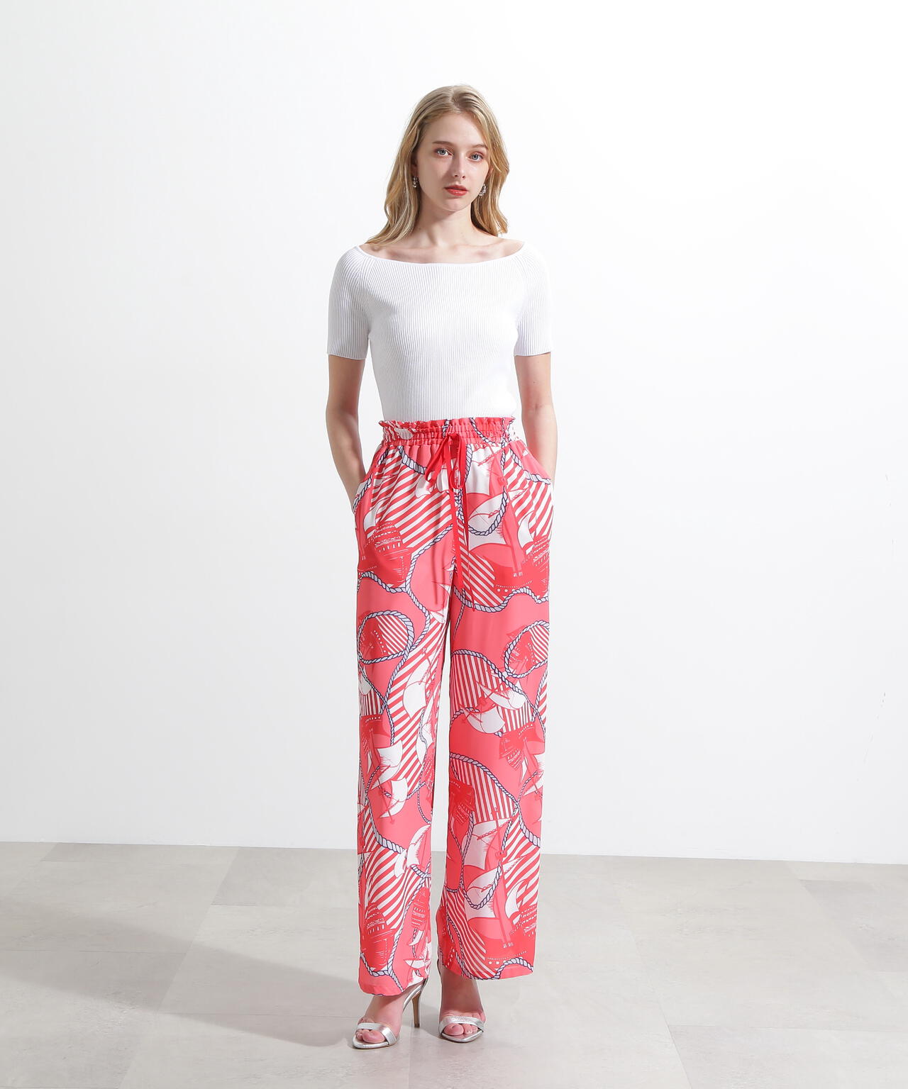 ノーティカルプリントパンツ | PINKY&DIANNE（ピンキー&ダイアン