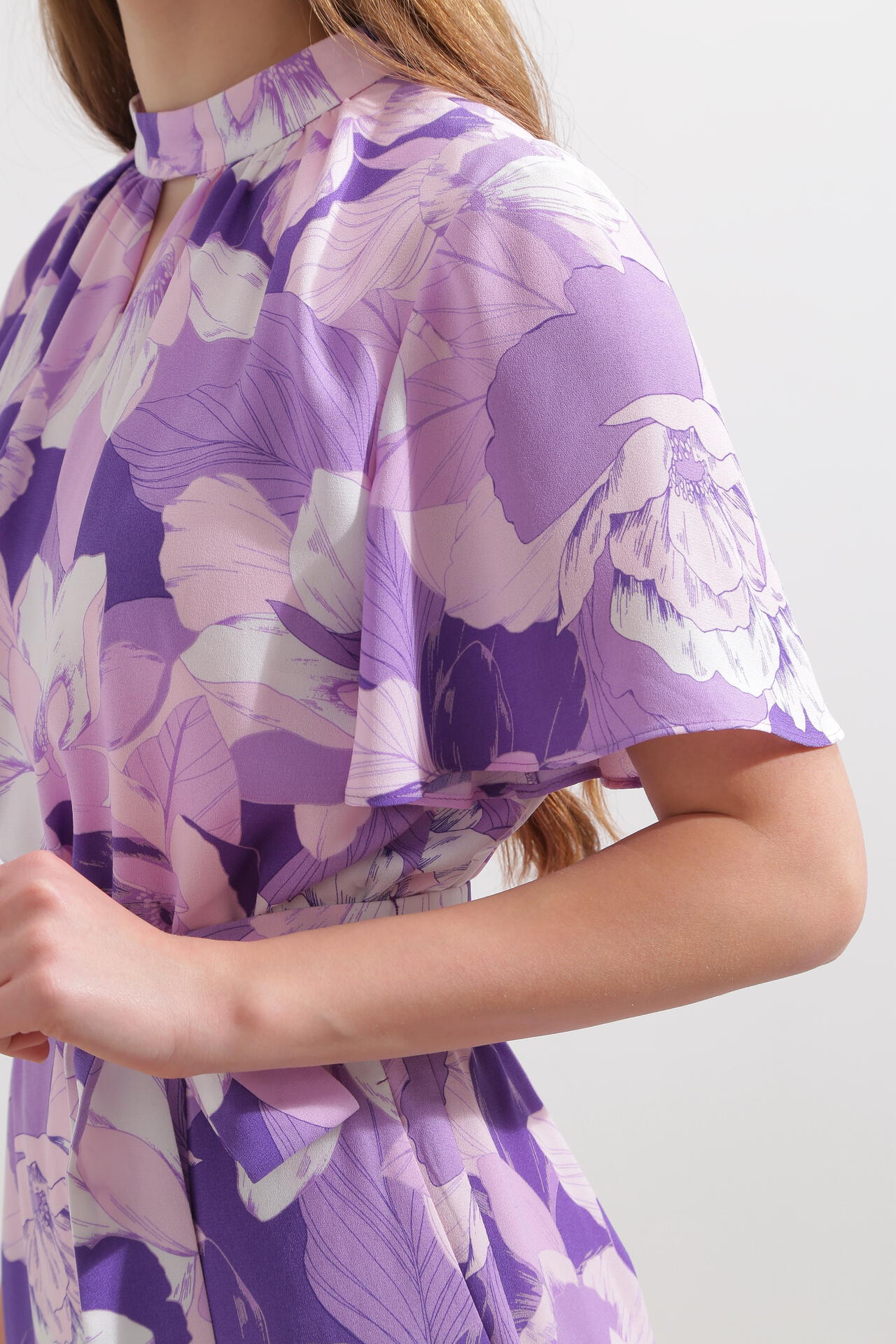 WEB限定品】グラフィカルフラワープリントワンピース | PINKY&DIANNE