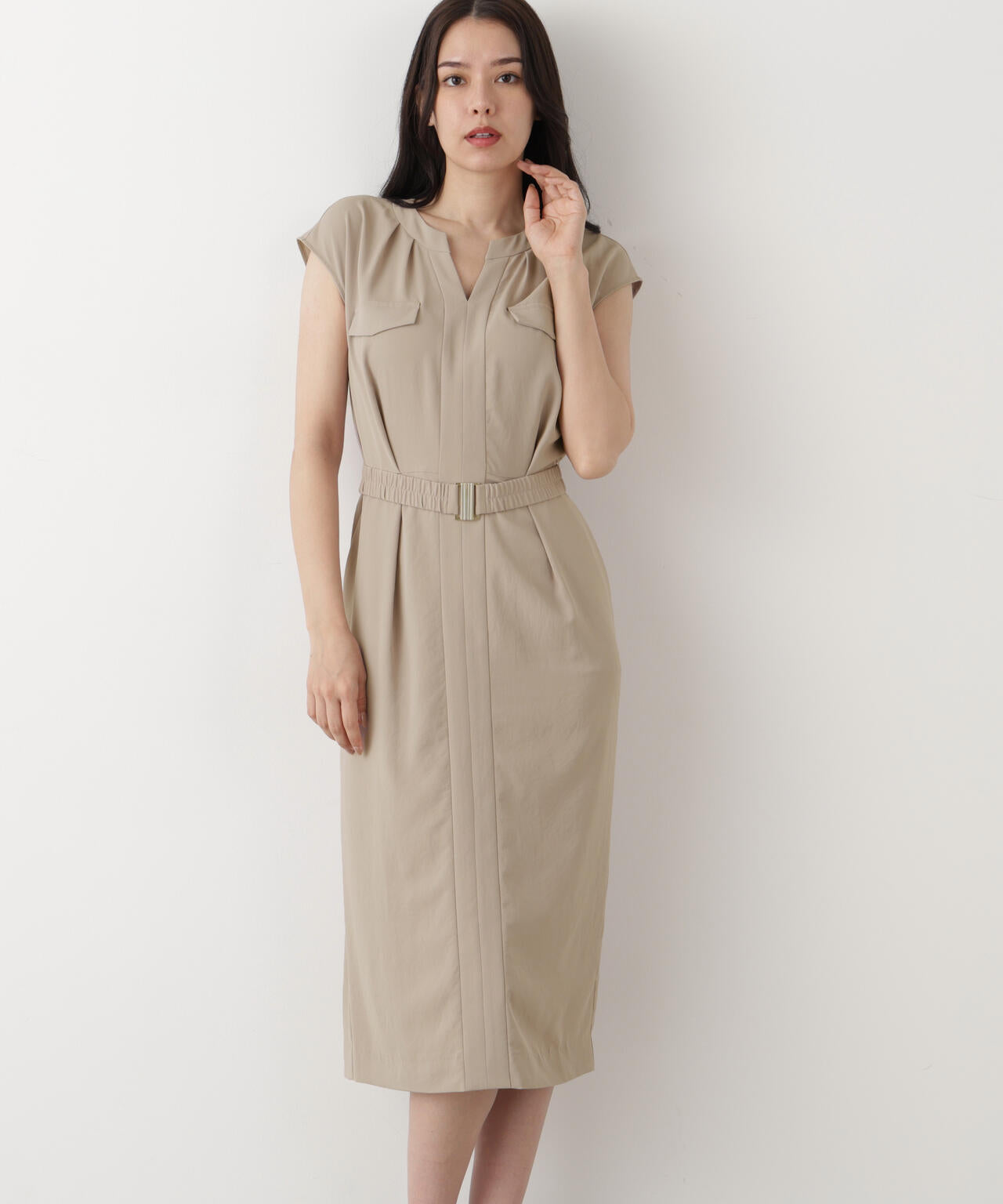 ベルト付きウエストタックワンピース | PINKY&DIANNE（ピンキー