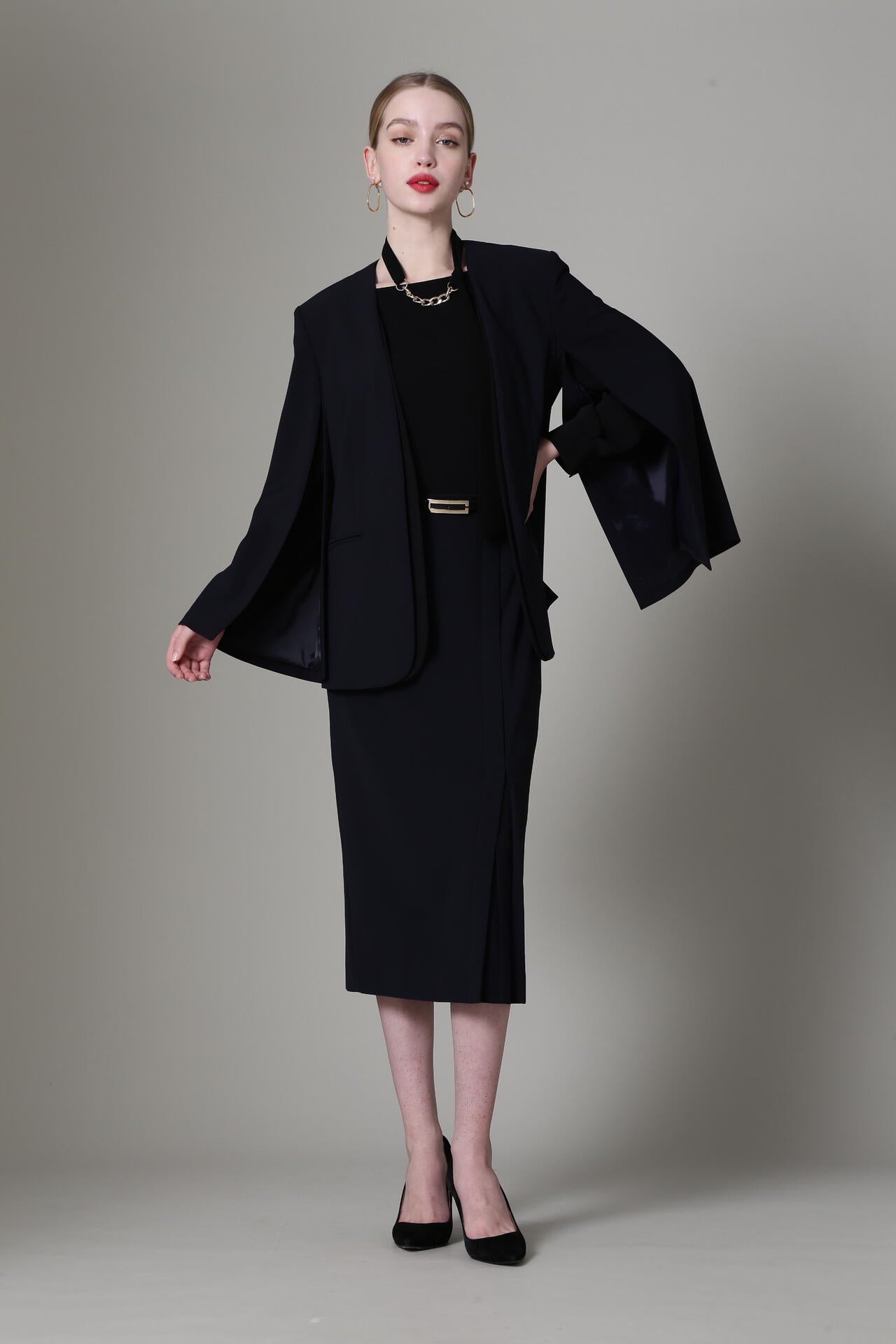 URBAN PRECIOUS] ケープ風ジャケット | PINKY&DIANNE（ピンキー