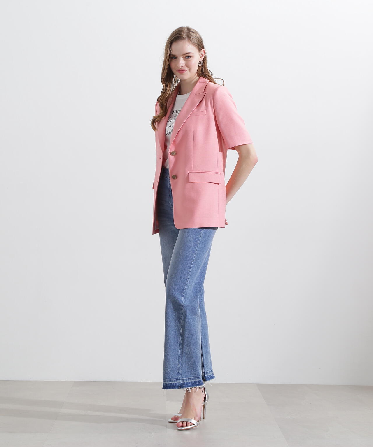 ハーフスリーブテーラードジャケット | PINKY&DIANNE（ピンキー