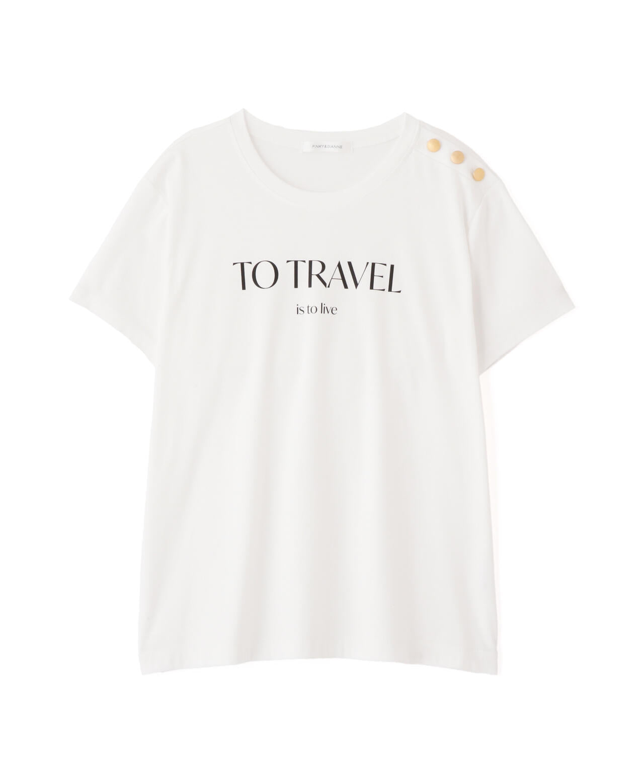 “TO TRAVEL”　ロゴＴシャツ