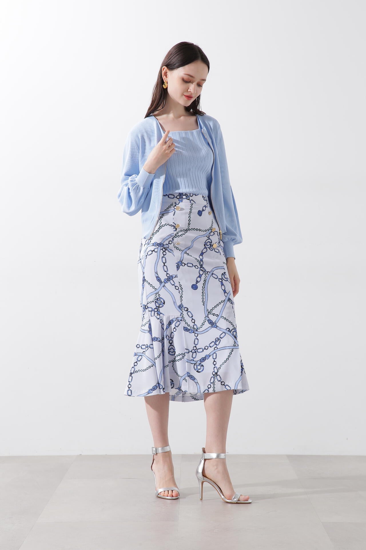 未使用　ピンキー&ダイアン　ジップアップシアーニットブルゾン 楽天市場】ジップアップシアーニットブルゾン／ピンキー