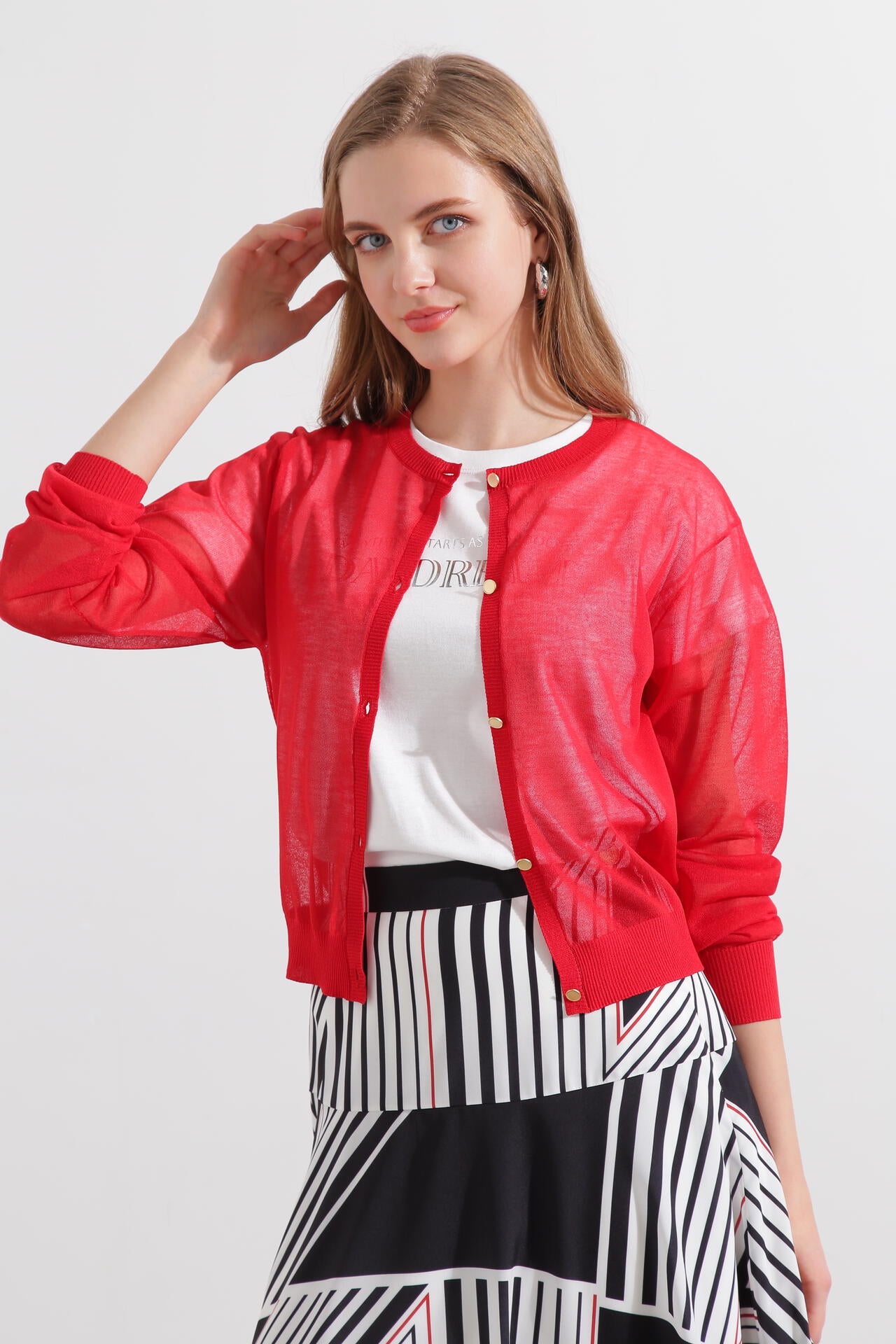 シアーニットカーディガン | PINKY&DIANNE（ピンキー&ダイアン