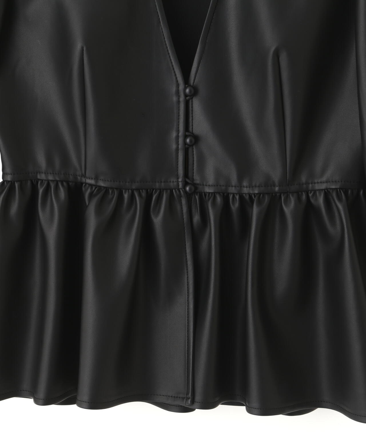 フォーレザーペプラムブラウス | PINKY&DIANNE（ピンキー&ダイアン