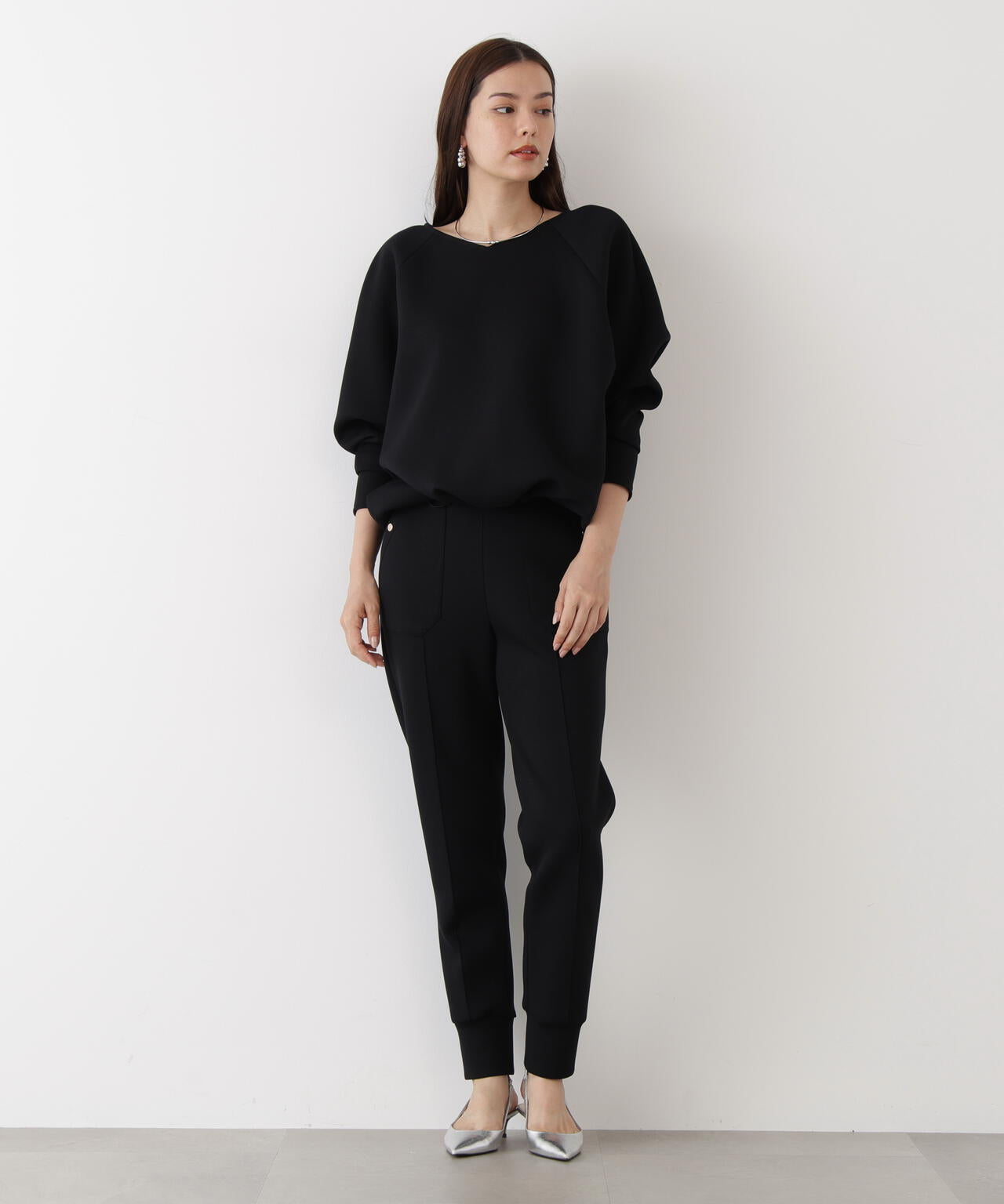 ギャザーヘムプルオーバー