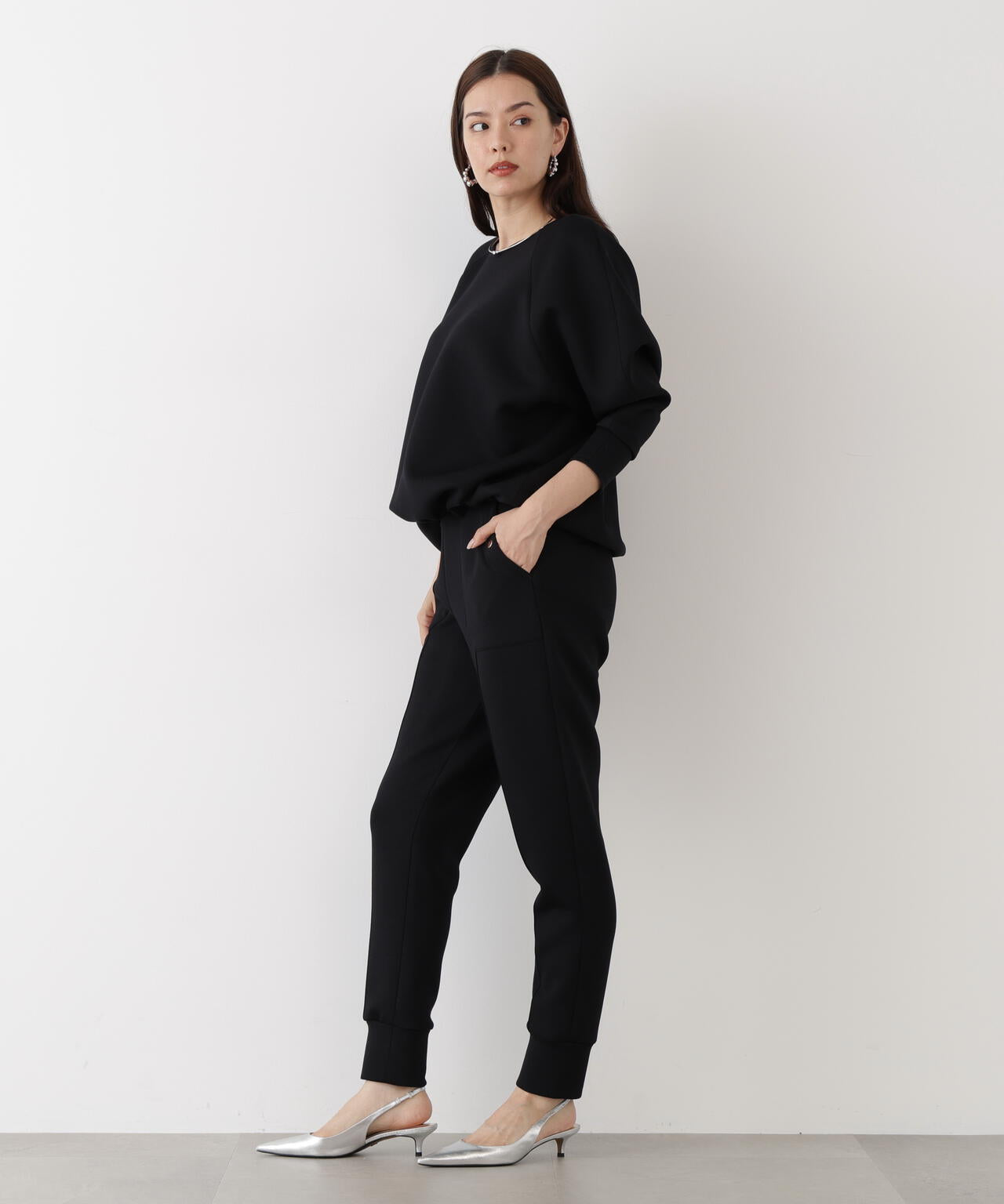 ギャザーヘムプルオーバー