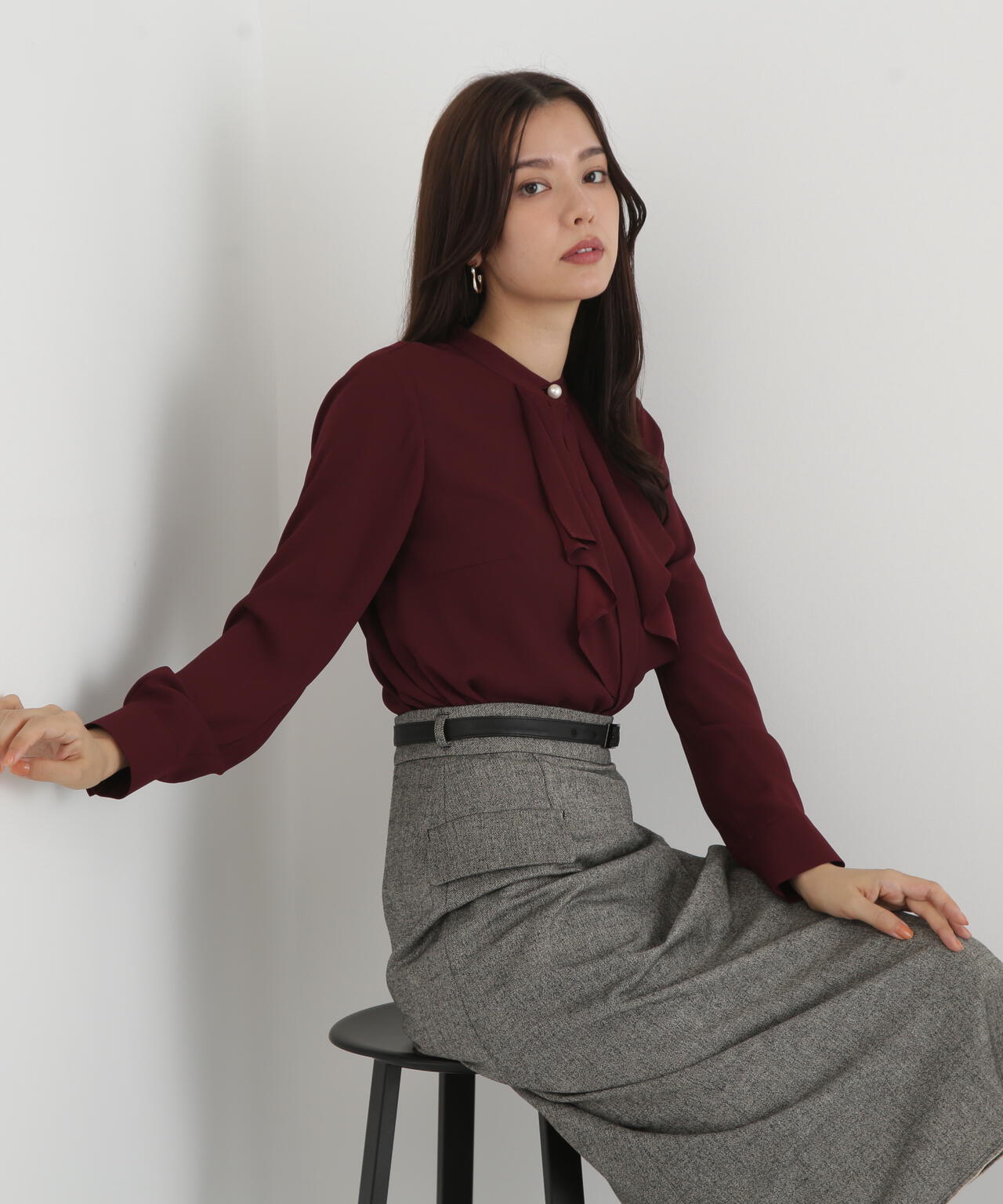 90年代　ピンキー&ダイアン ゴールドレーベル シルクのビスチエ　ミニドレス赤黒 90年代ピンキー&ダイアン ゴールドレーベル シルクのビスチエ