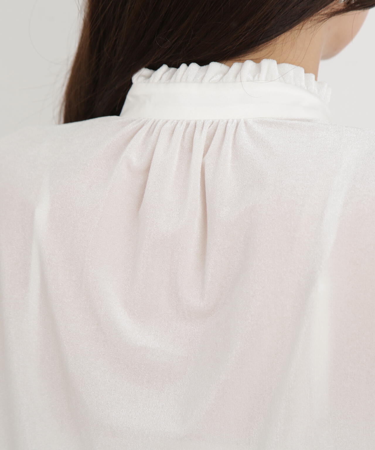 ベルベットコンビギャザーブラウス | PINKY&DIANNE（ピンキー&ダイアン