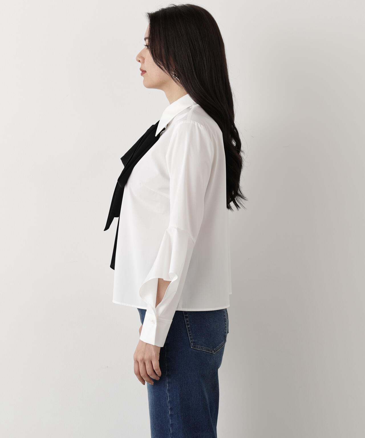 ラッフルスリーブリボンブラウス | PINKY&DIANNE（ピンキー&ダイアン